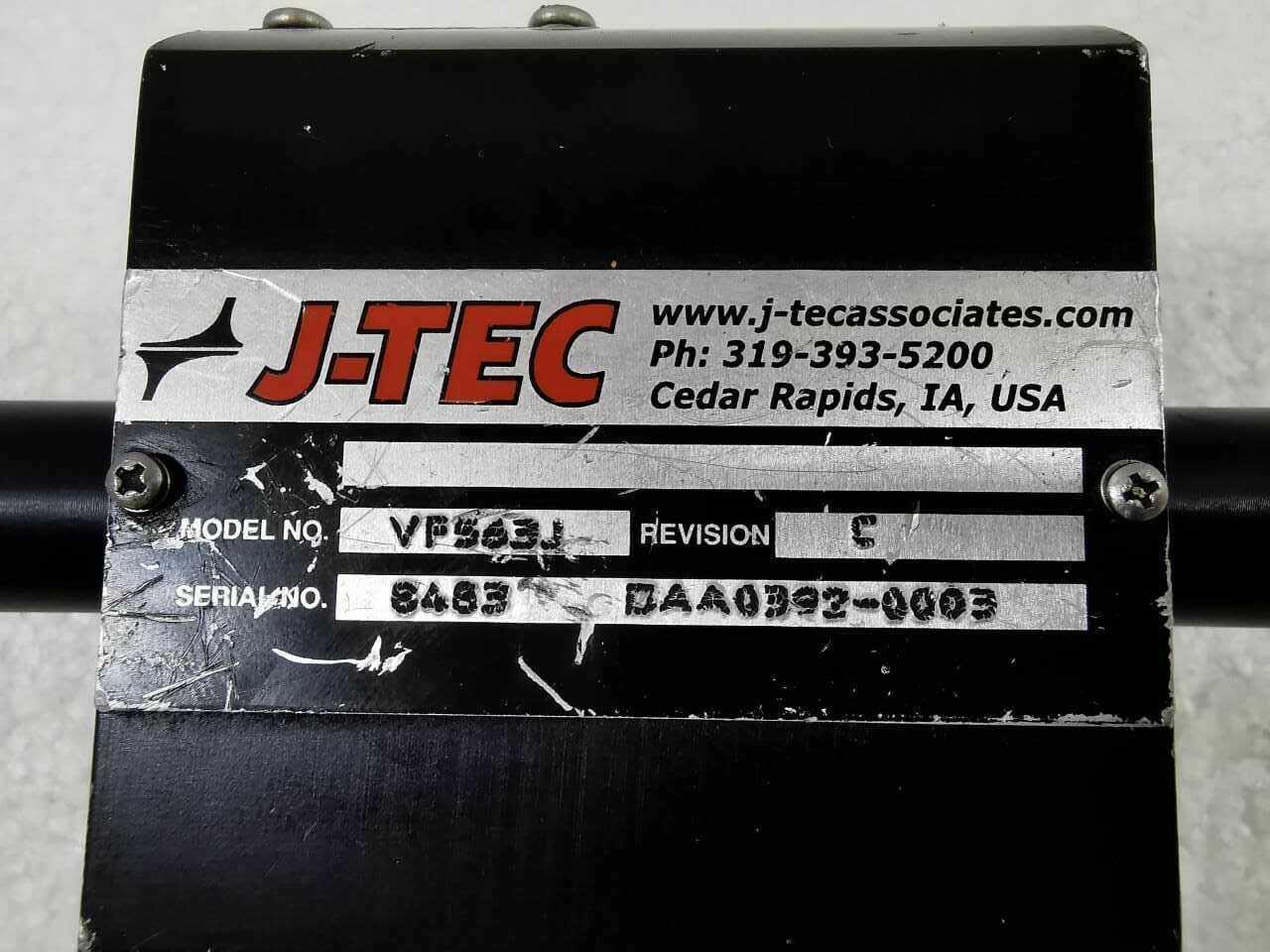 J-TEC VF563J-DAA0392-0003 J-TEC FLOW VF563J-DAA0392-0003 REV C 4