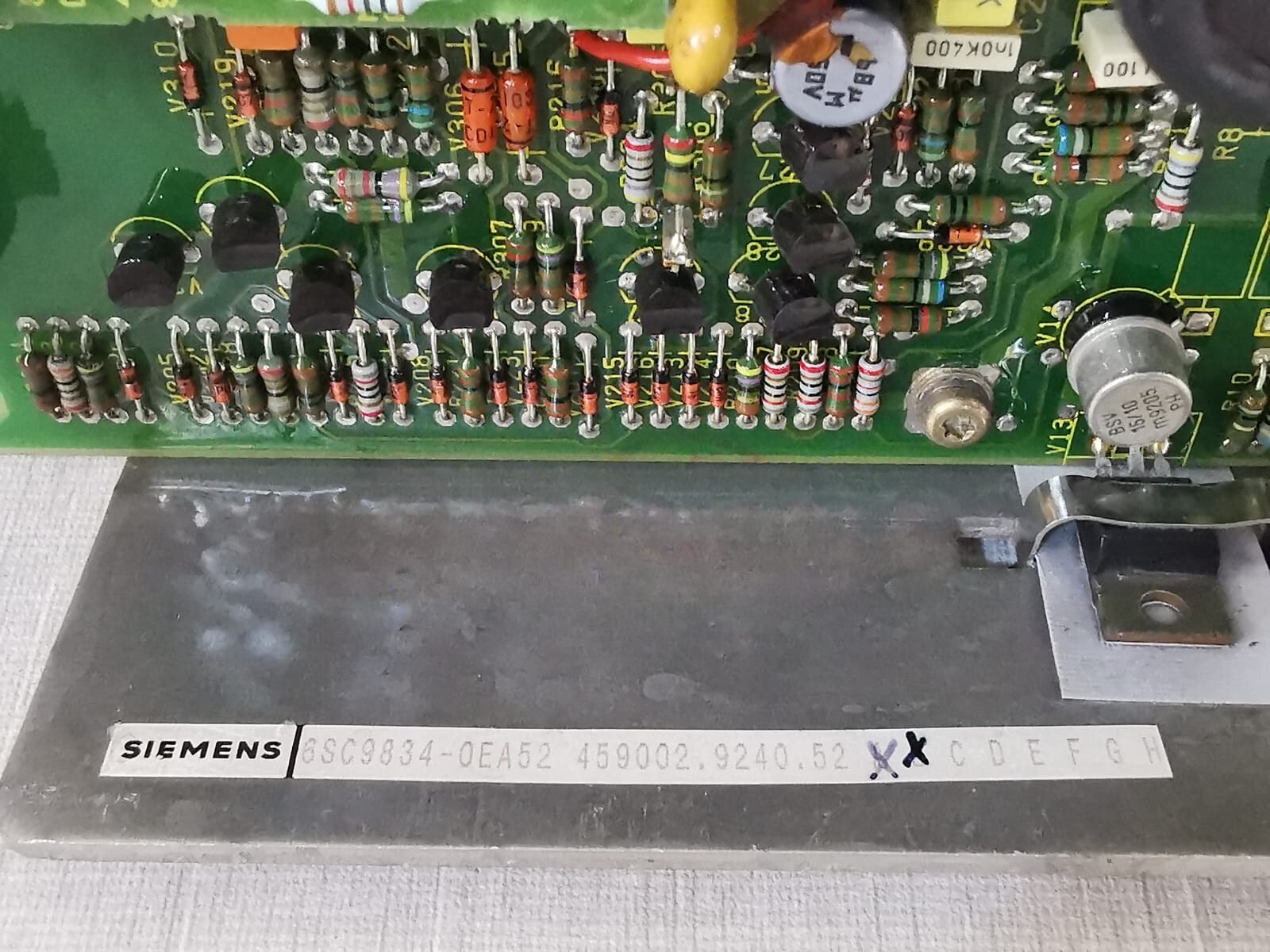 Siemens 6SC 9834-0EA52 SIEMENS 6SC9834-0EA52 GATE DRIVER UNIT WITH 6SC9834-OEK01 3