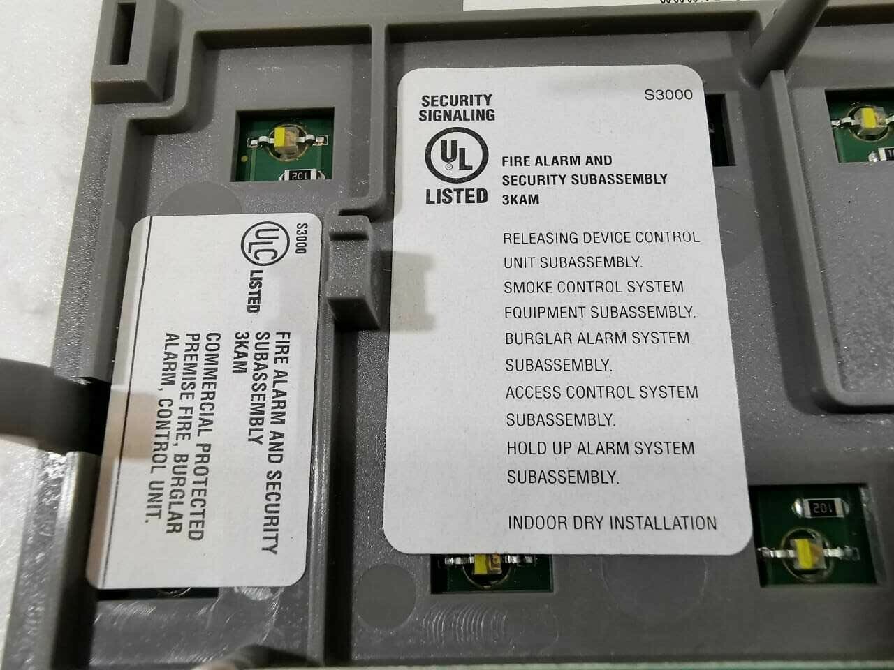 ULC S3000 ULC S3000 FIRE ALARM AND SECURITY SUBASSEMBLY 3