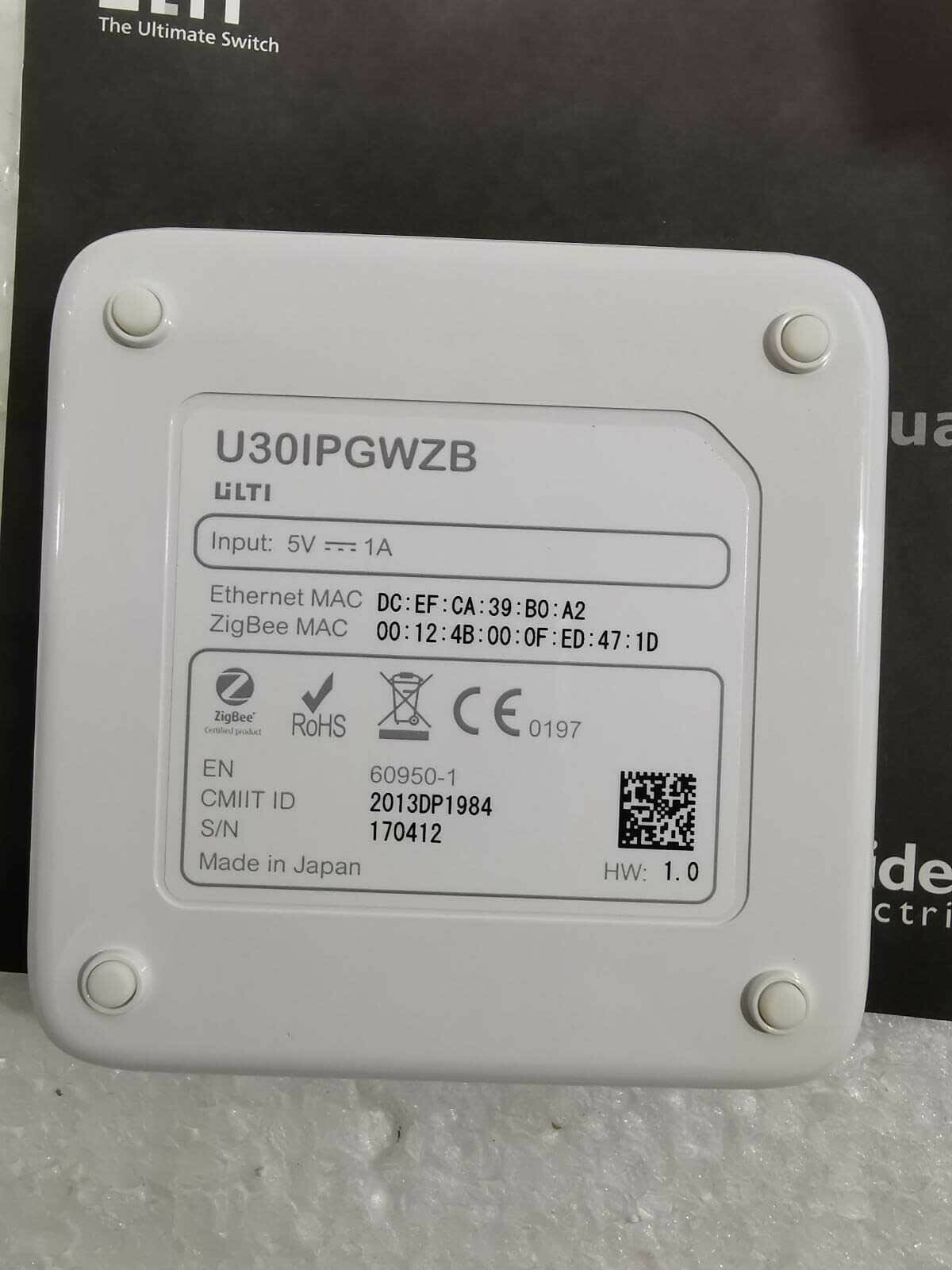 Schneider Electric U30IPGWZB Schneider Electric U30IPGWZB ULTI Gateway 5