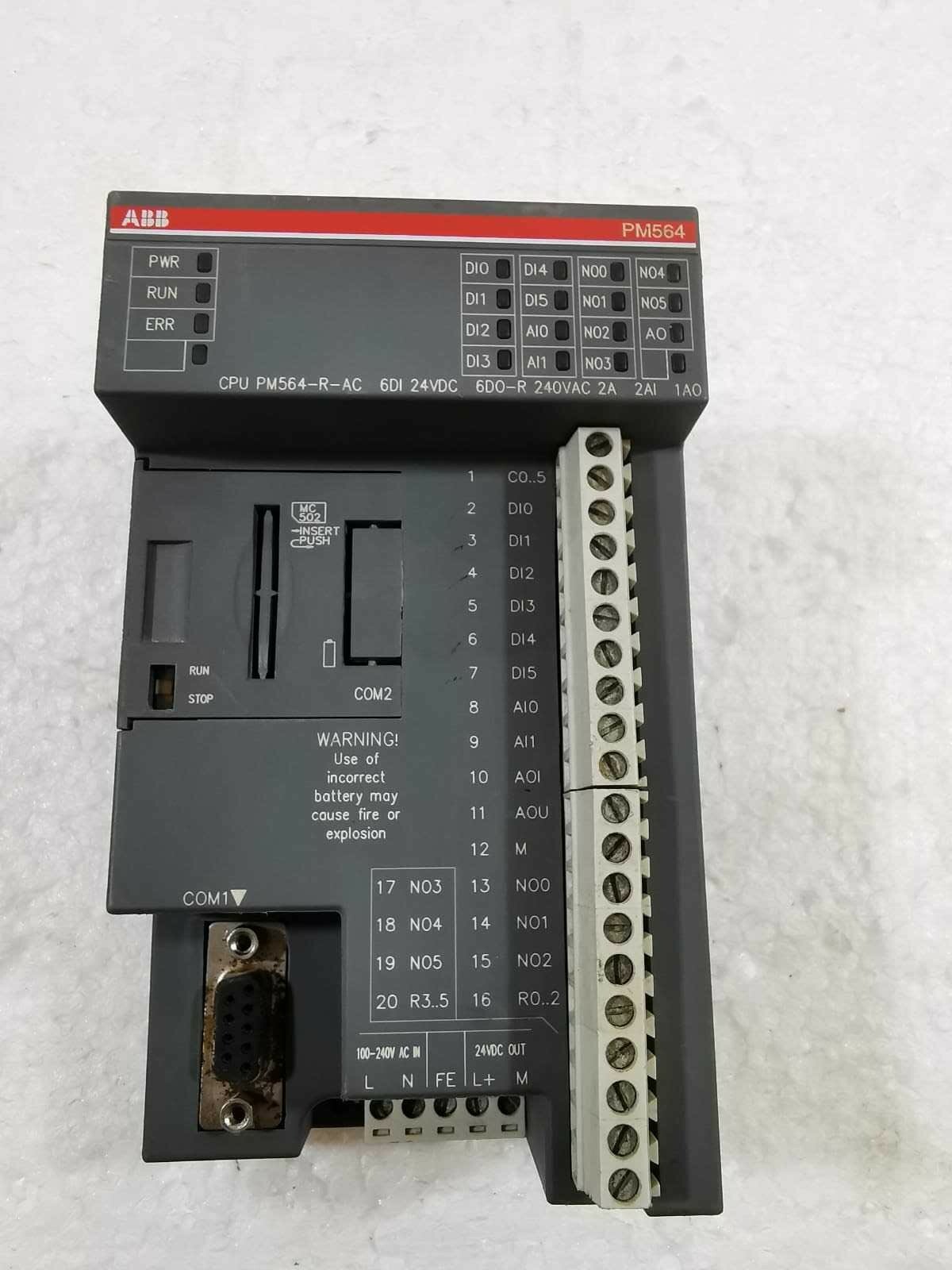 ABB PM564-R-AC Central Processing 1TNE968900R1220 / PM564