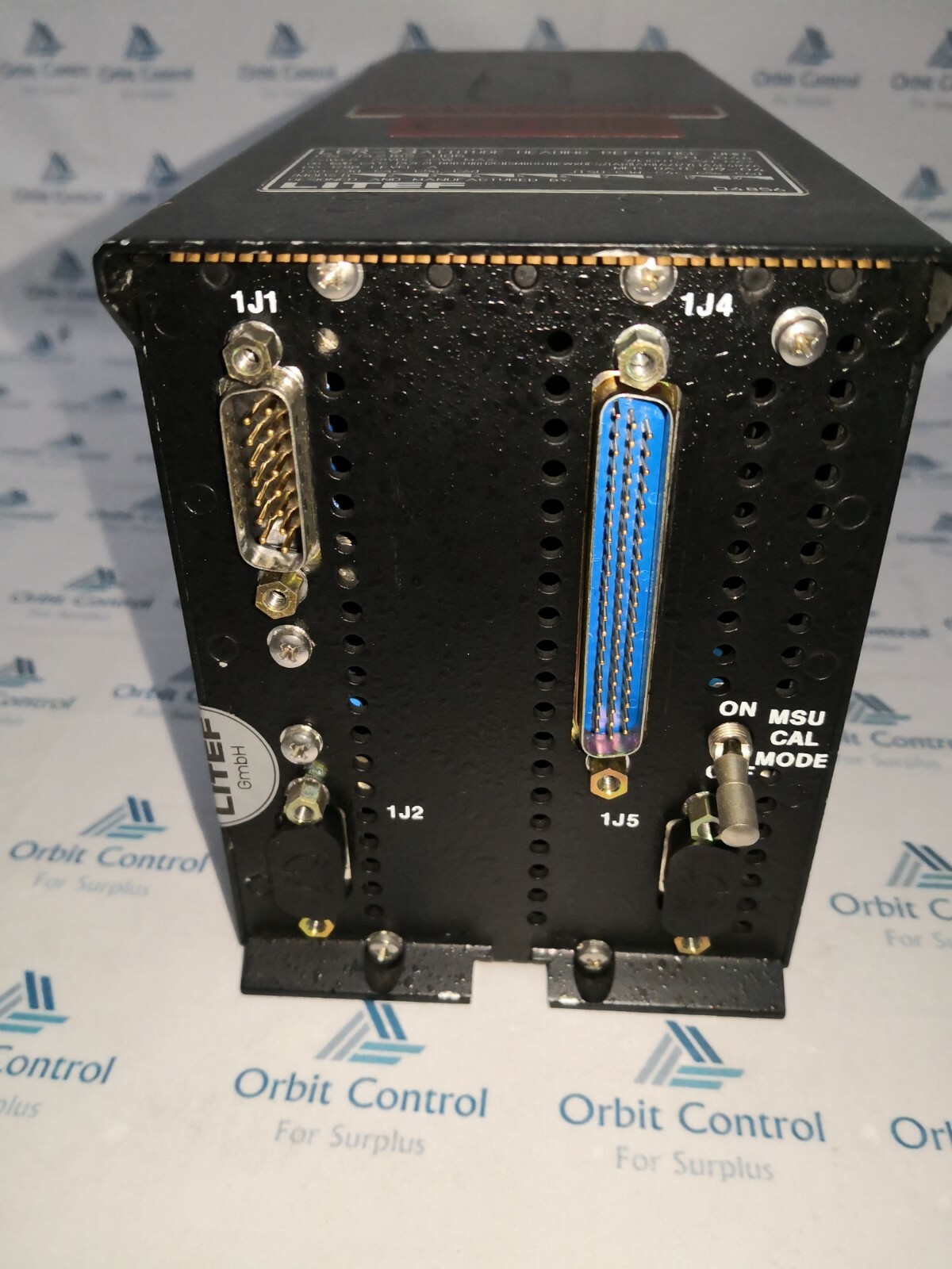 LITEF 142185-1105 LITEF LCR-93 142185-1105 Attitude Heading Reference Unit -28VDC 45W 7