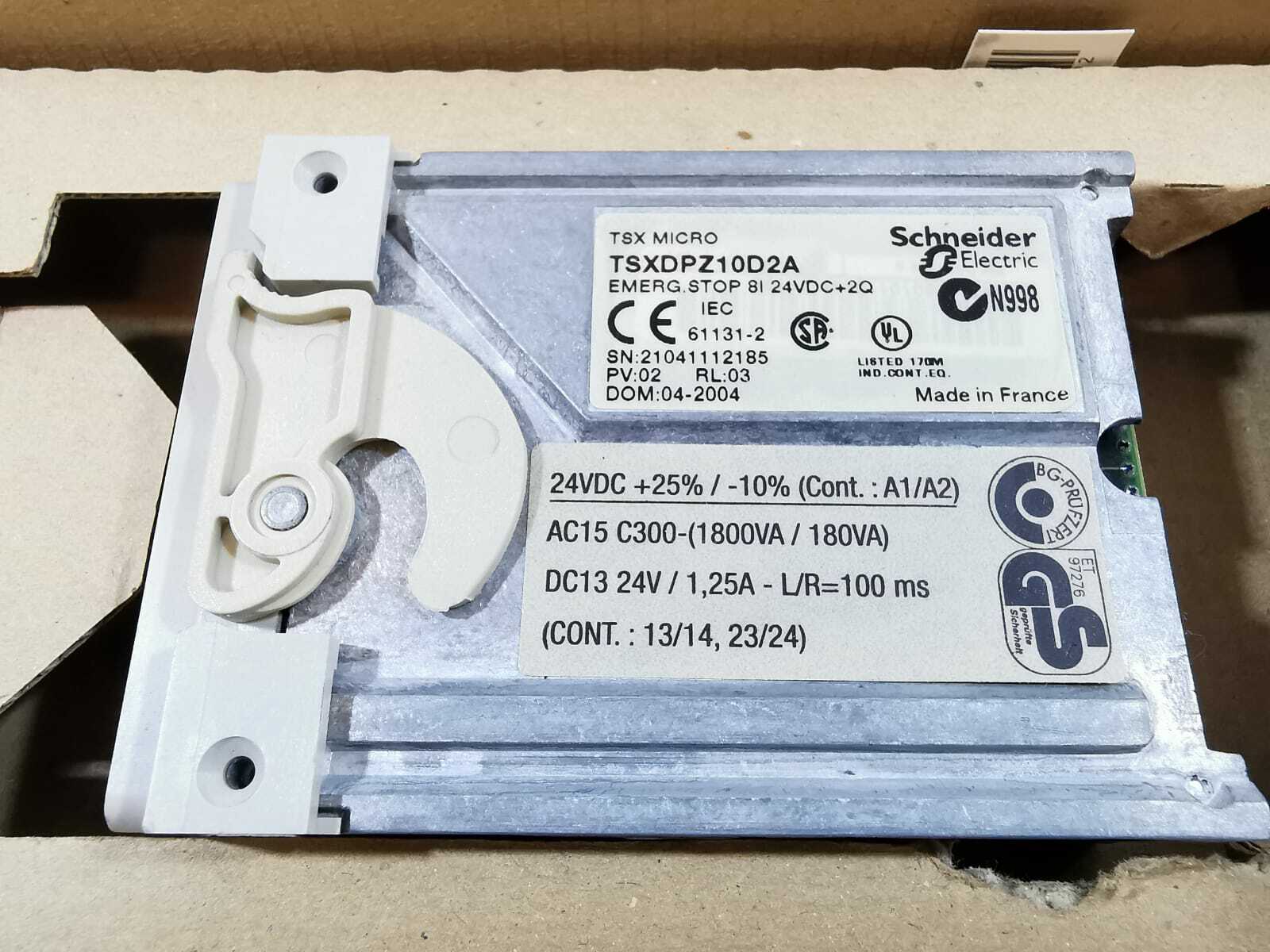 Schneider Electric TSXDPZ10D2A TSXDPZ10D2A Schneider Electric TSX MICRO Safety Reconditioned 3