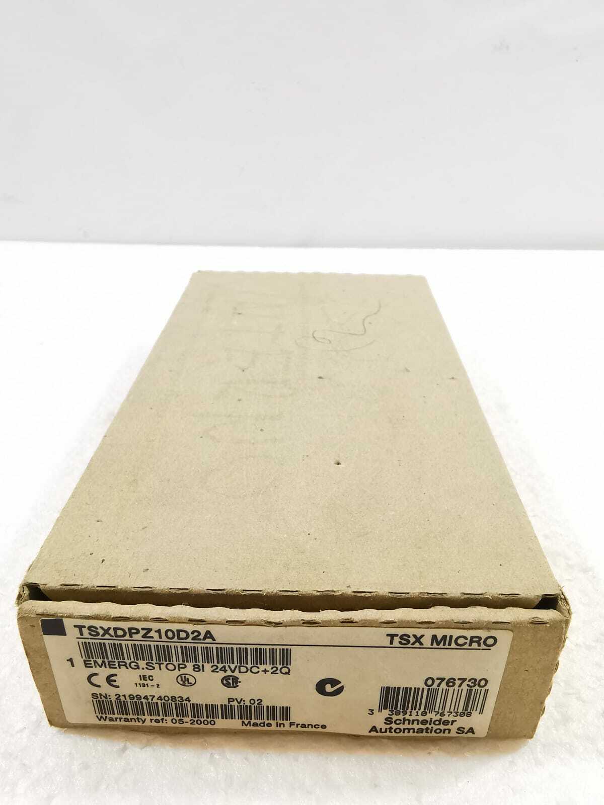 Schneider Electric TSXDPZ10D2A TSXDPZ10D2A Schneider Electric TSX MICRO Safety Reconditioned 6