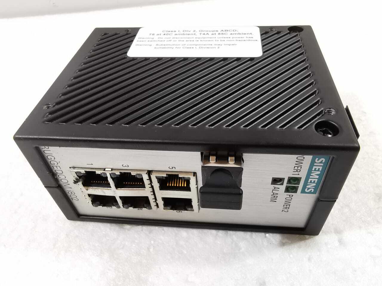 Siemens 6GK60082AS100UT0-ZA01 SIEMENS RUGGEDCOM i802 MEDIA CONVERTER 6GK60082AS100UT0-ZA01 5