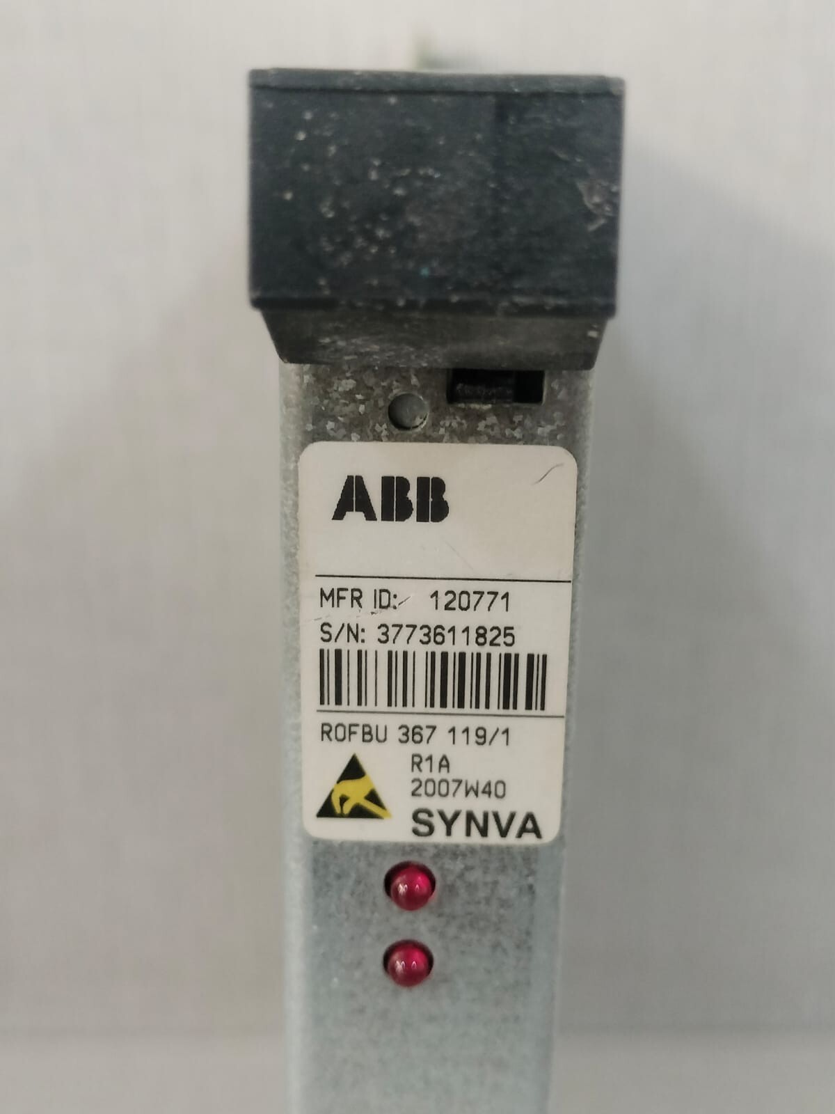 ABB ROFBU SYNV 120771 ABB ROFBU 367 119/1 R1A 2007W40 SYNV 120771 PC BOARD 2