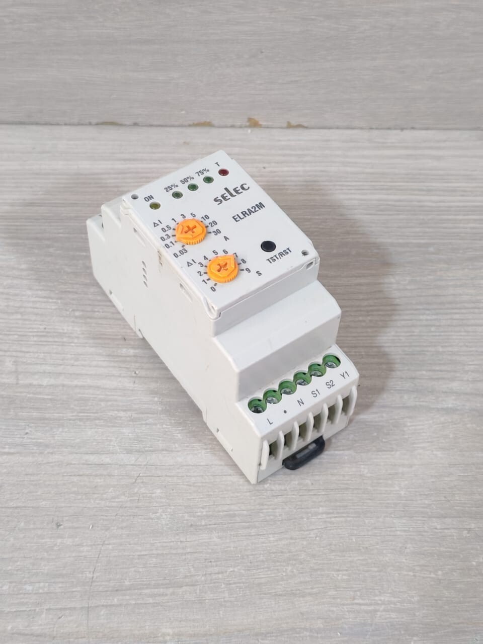 SELEC ELRA2M SELEC ELRA2M-1-230V EARTH LEAKAGE RELAY 3