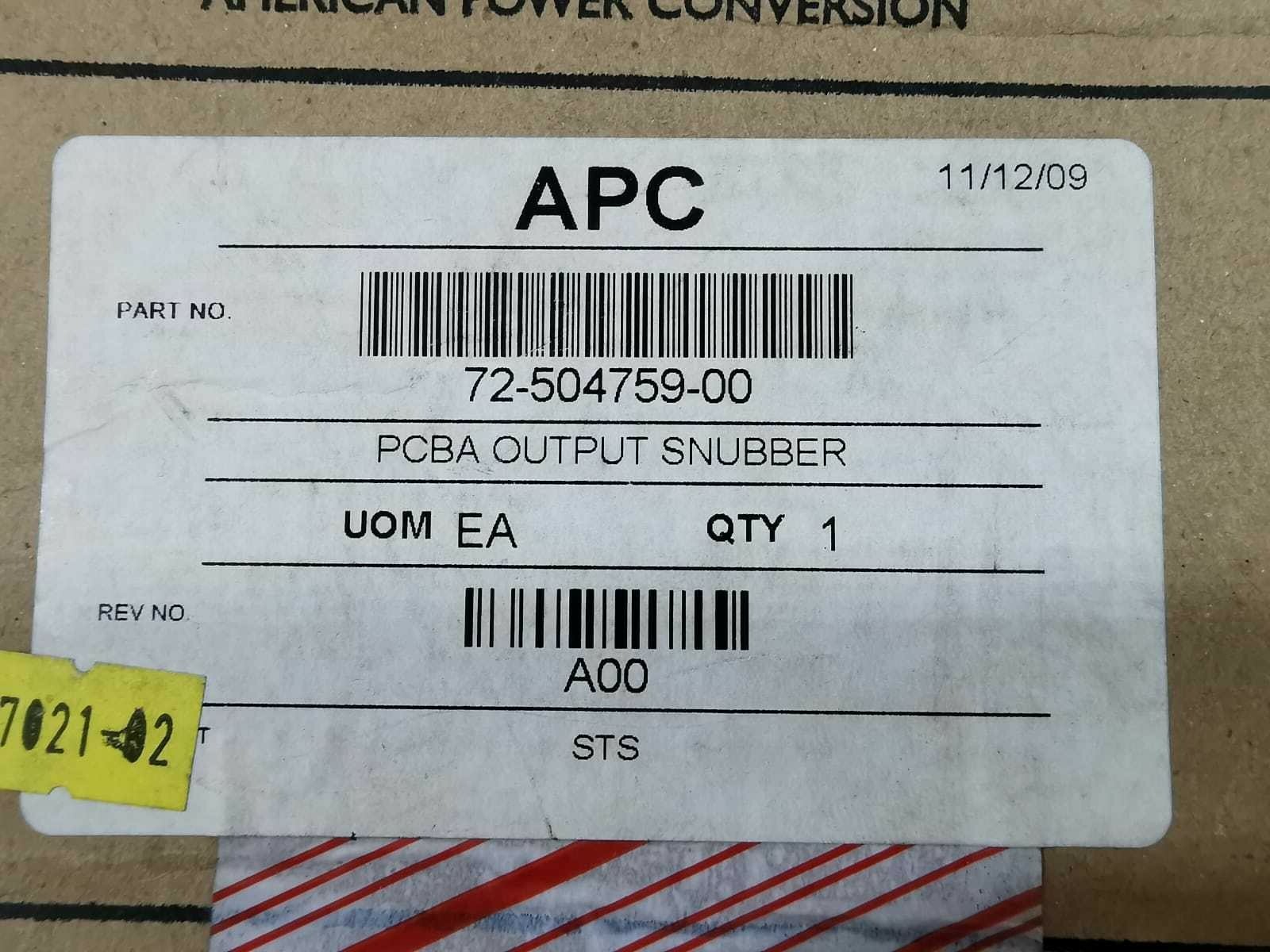 MGE 62-504759-00 MGE UPS Systems 62-504759-00 Assy 72-504759-00 System Interconnect Rev: A00 3