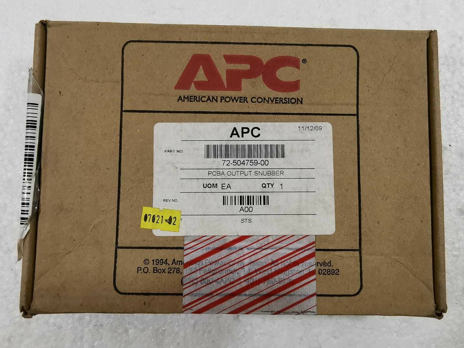 MGE UPS Systems 62-504759-00 Assy 72-504759-00 System Interconnect Rev: A00
