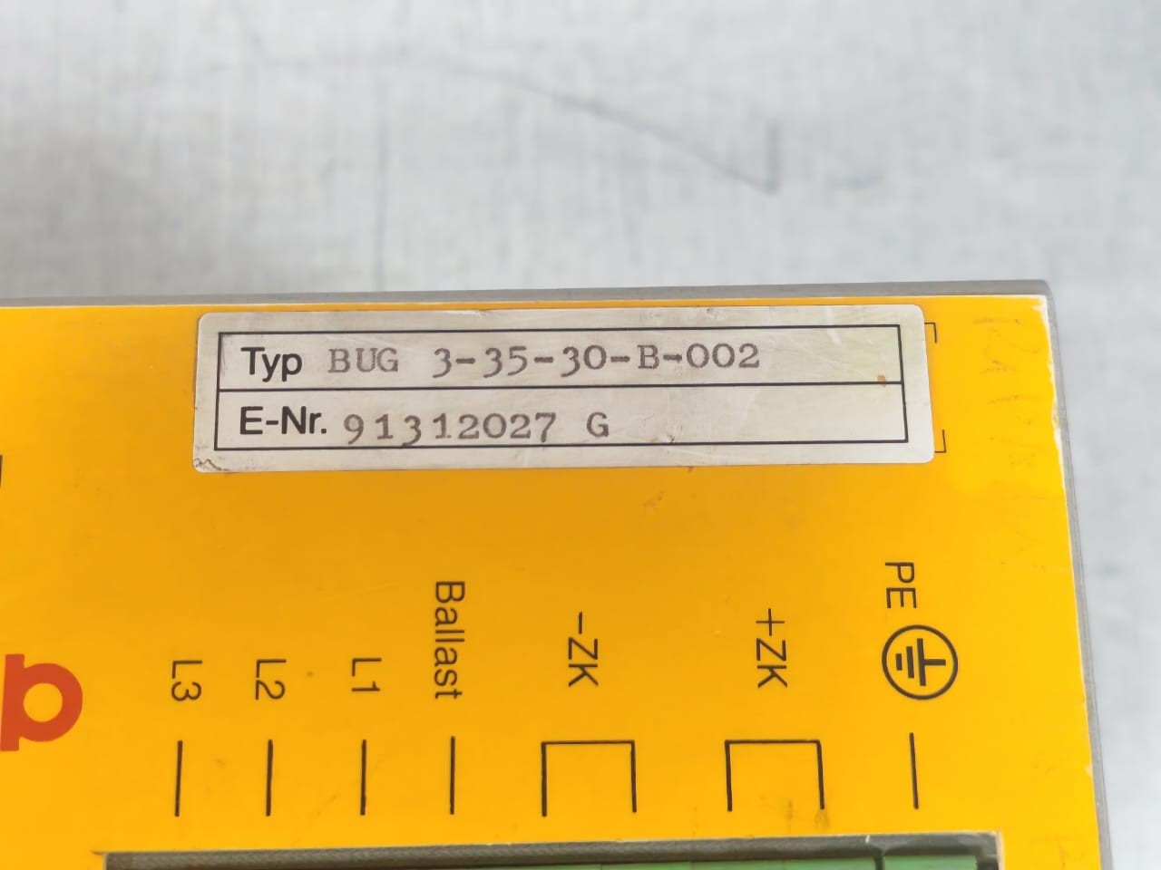 BAUMULLER BUG 3-35-30-B-002 BAUMULLER BUG 3-35-30-B-002 SERVO DRIVE 4