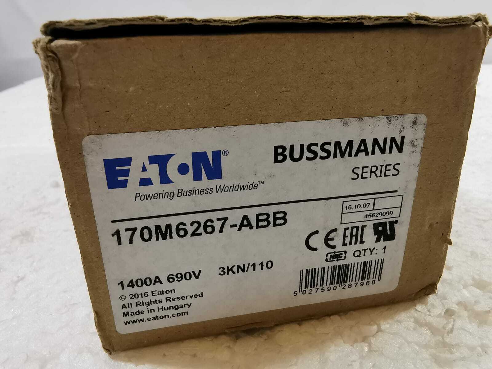 170M6267 EATON Bussmann Series 170M6267-ABB