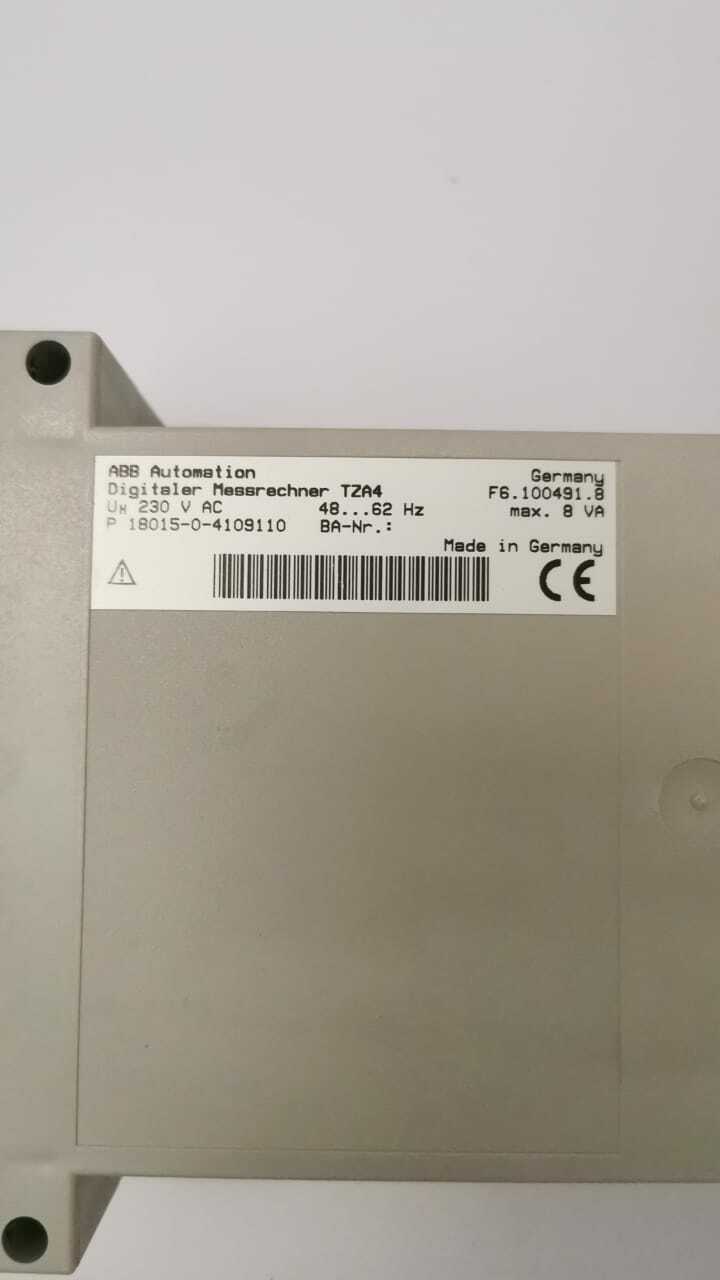 ABB TZA-4 ABB Digital Measuring Computer TZA 4 230V AC F6.100491.8 / max. 8 VA /48-62 HZ 4