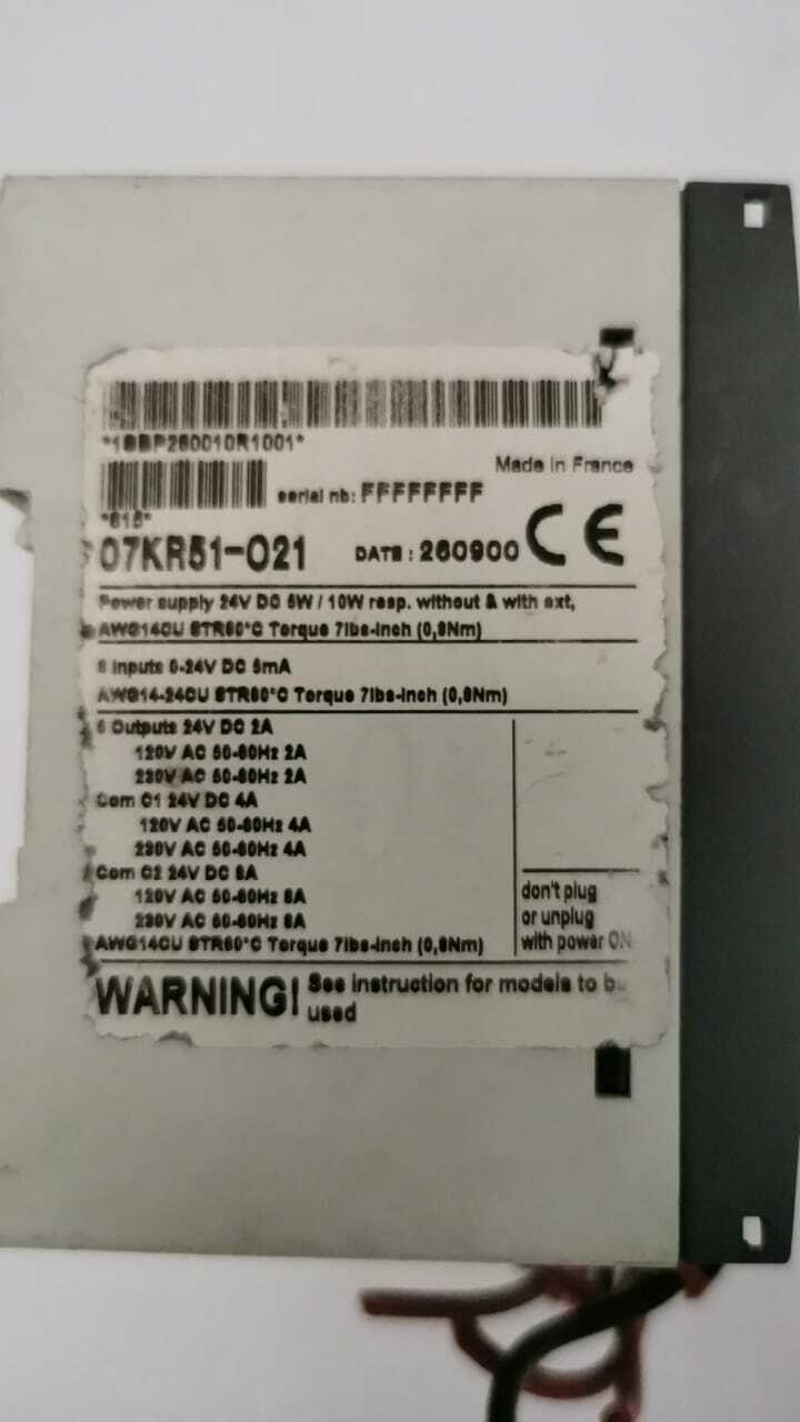 ABB 07KR51-021 ABB 07KR51-021 CPU MODULE 1SBP280010R1001 4