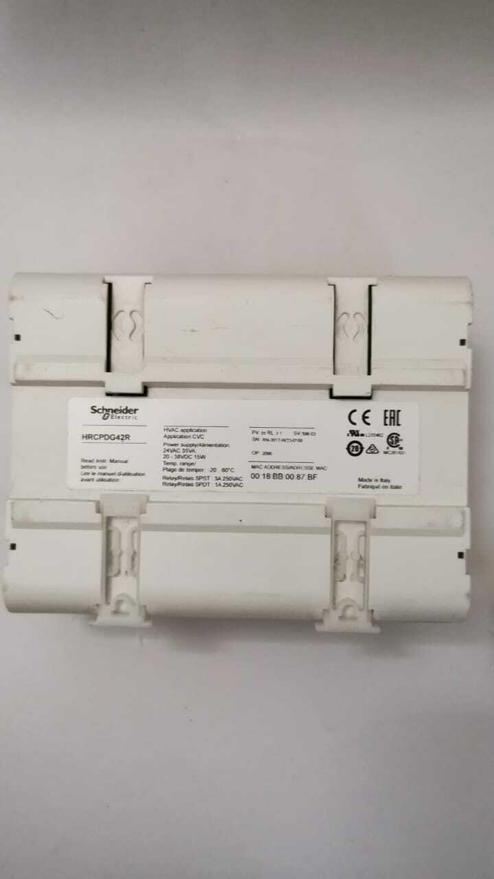 Schneider HRCPDG42R Schneider Electric HRC Room Controller Unit HRCPDG42R version 1.0 3