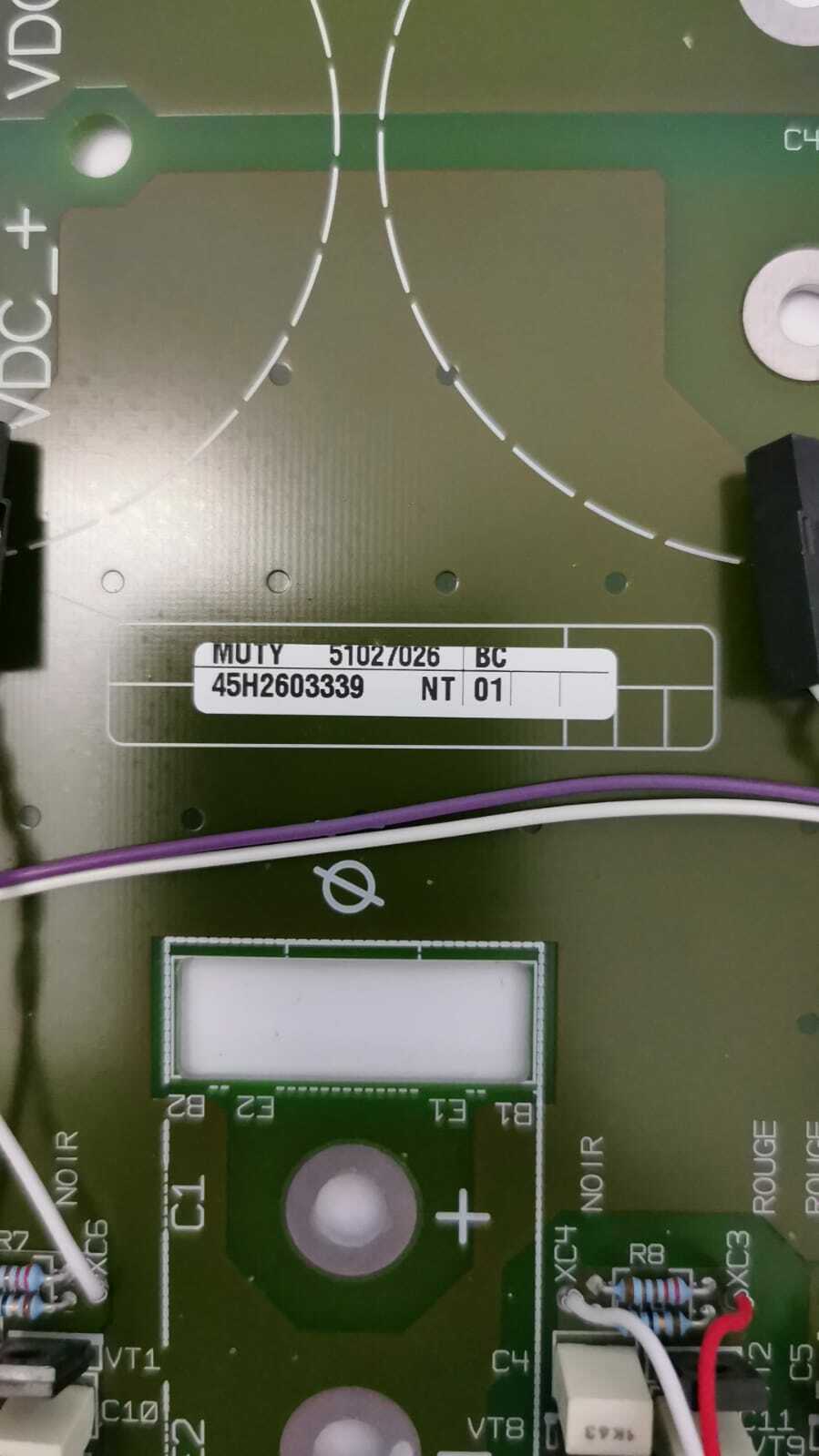 CARTE MUTY 51027026-BC CARTE MUTY 51027026 BC Board 51027025XD-2BA 4