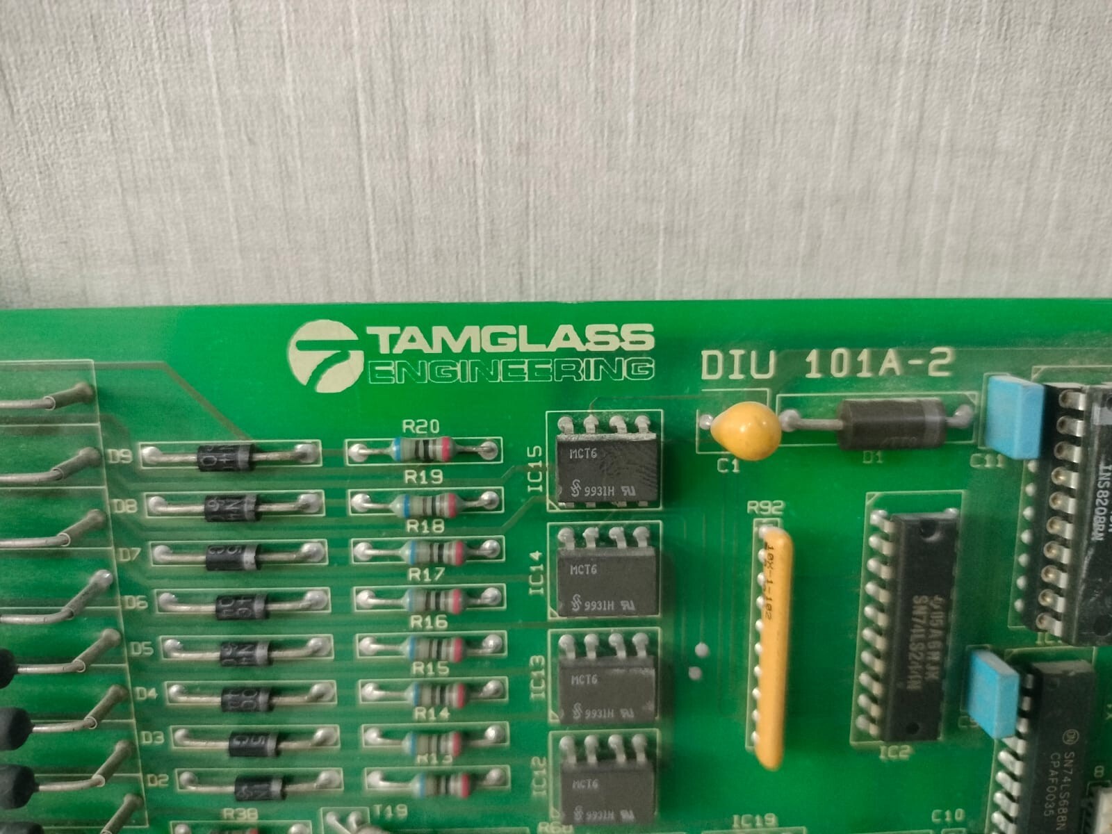 TAMGLASS DIU-101 TAMGLASS DIU 101A-2 / DIU-101 Control Board 2