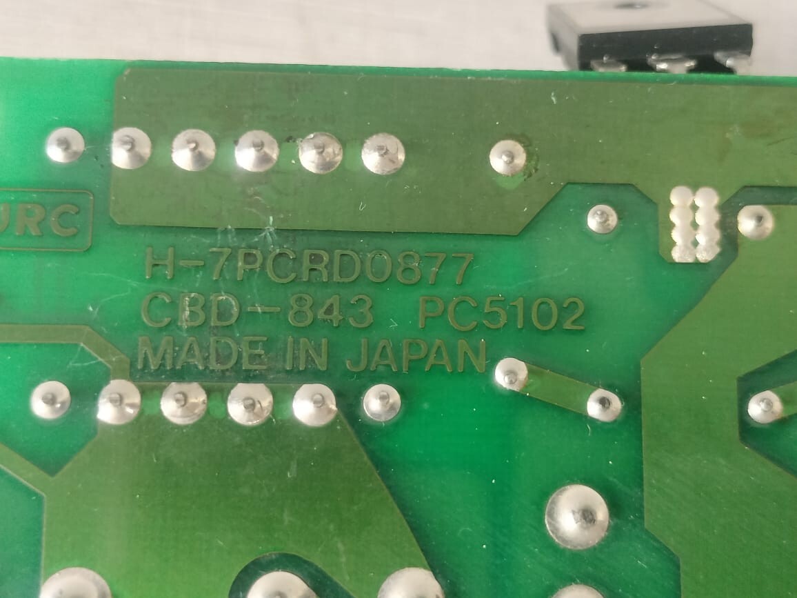 JRC CBD-843 JRC H-7PCRD0877 CBD-843 PC5102 PCB BOARD 7