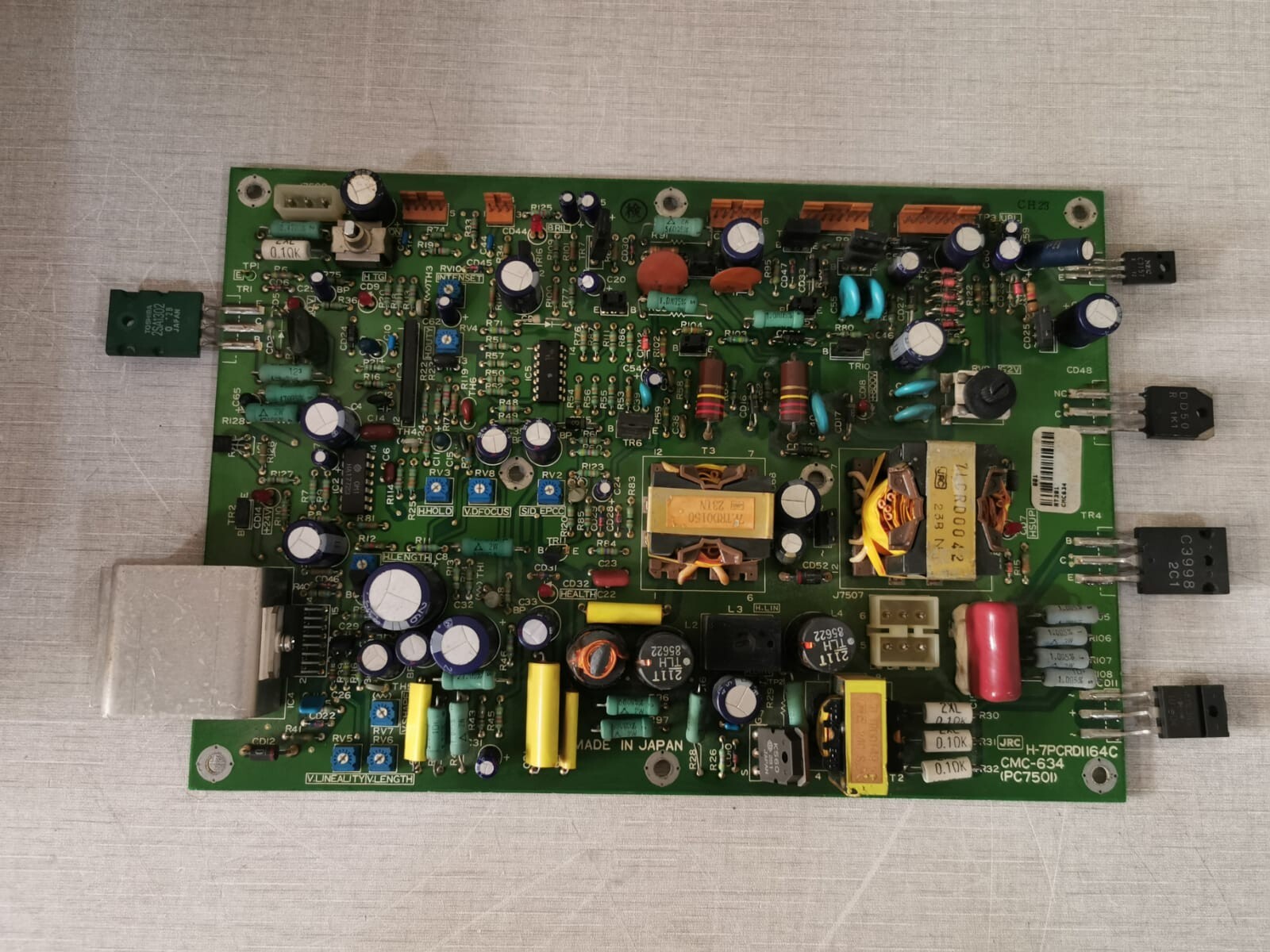 JRC CMC-634 JRC H-7PCRDII64C CMC-634 PC7501 PCB BOARD 3
