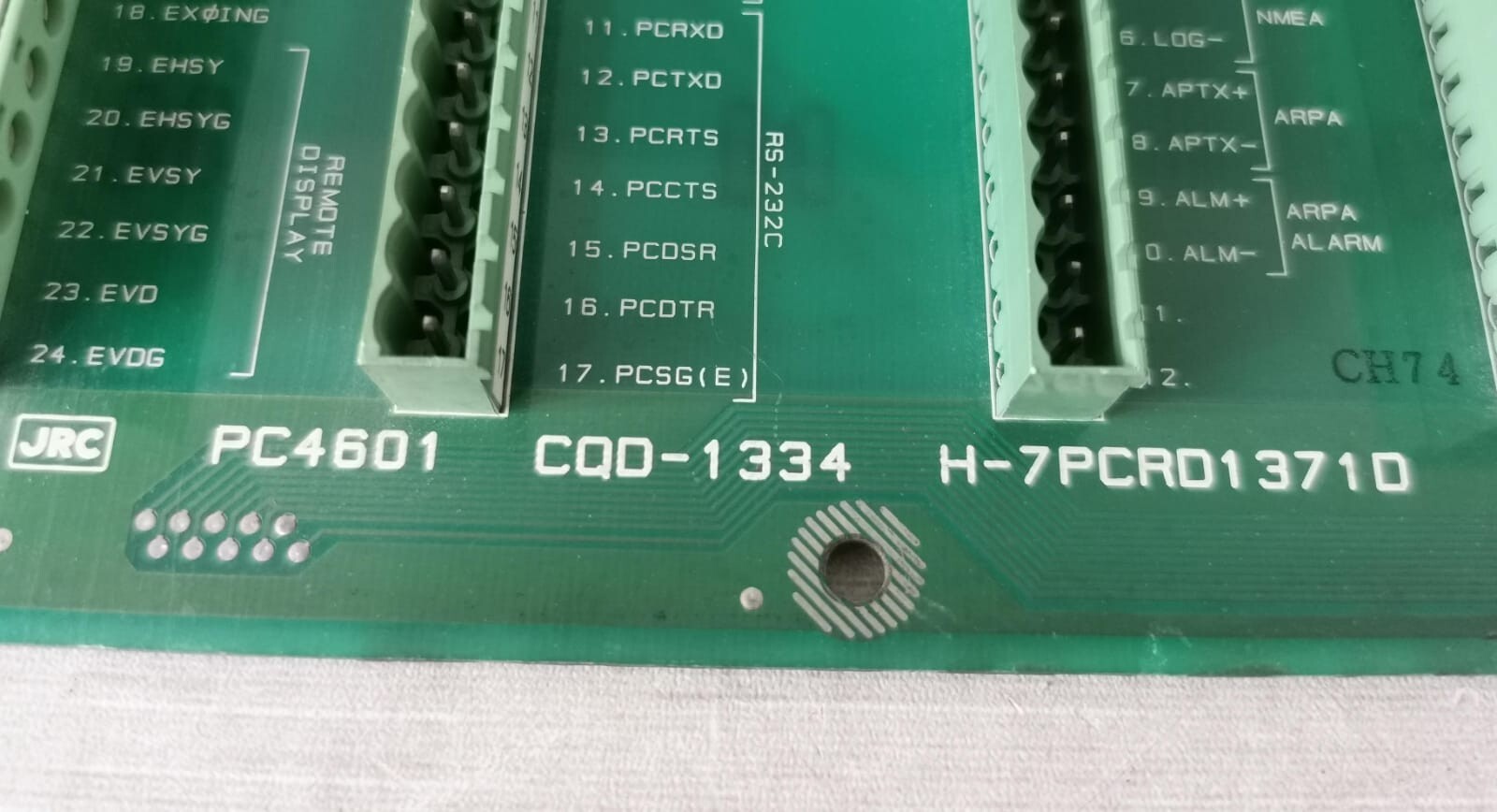 JRC CQD-1334 JRC H-7PCRD1371D PC4601 CQD-1334 PCB BOARD 4