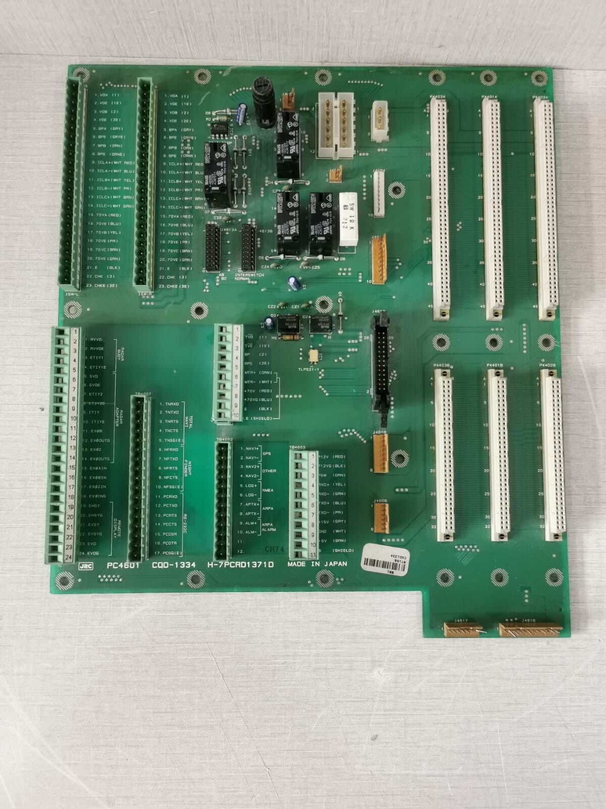 JRC CQD-1334 JRC H-7PCRD1371D PC4601 CQD-1334 PCB BOARD 5