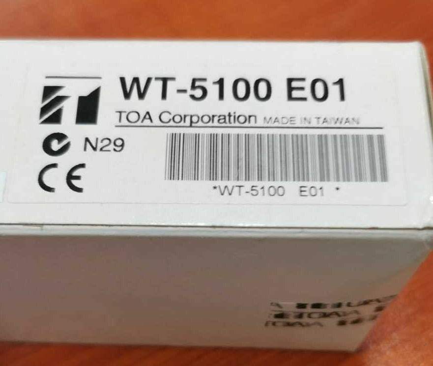 TOA WT-5100 E01 TOA PORTABLE RECEIVER WT-5100 E01 6