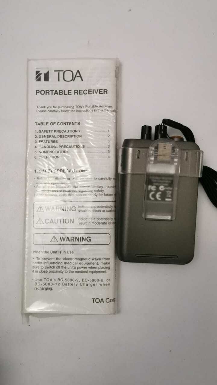TOA PORTABLE RECEIVER WT-5100 E01