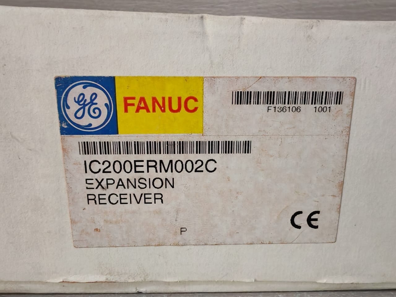 GE FANUC IC200ERM002C GE FANUC IC200ERM002C EXPANSION RECEIVER - WITTH 2