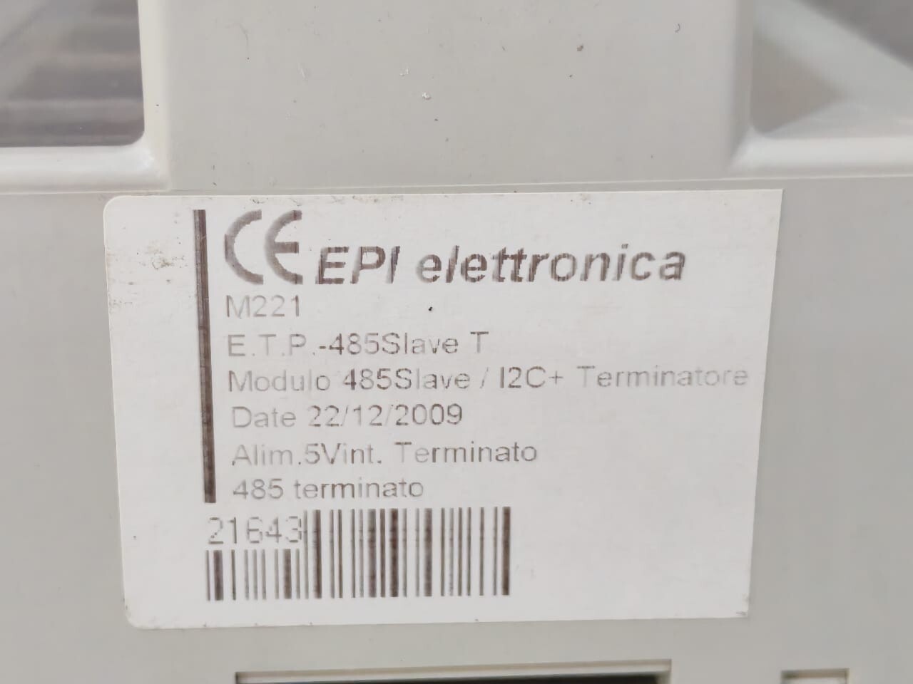EPI Elettronica ETP-485Slave T EPI Elettronica M221 ETP-485Slave T 2