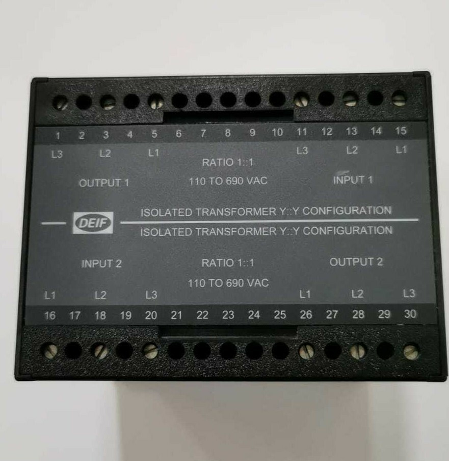 DEIF GS Box Interface Isolated Transformer Y CONFIGURATION
