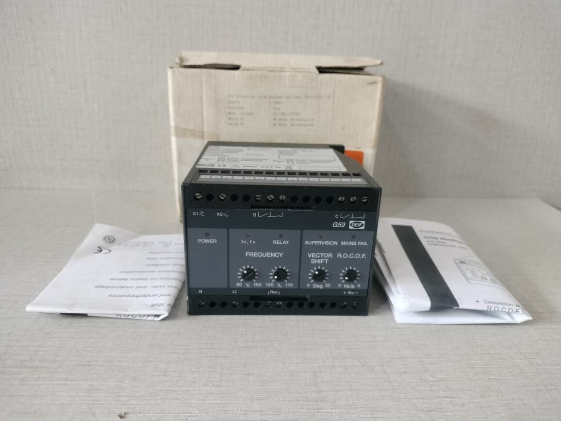 DEIF G59 Box Interface Relay 63.5 VAC 24VDC WITH BOX