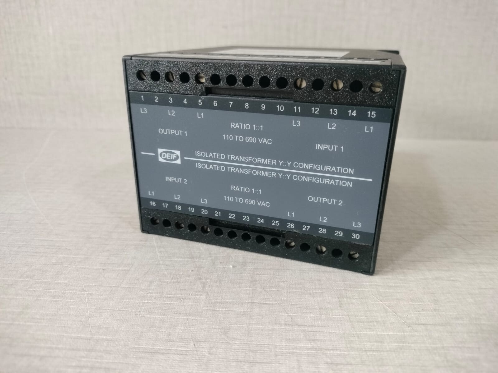 DEIF GS-BOX-INTERFACE DEIF GS Box RATIO 1:1 Interface Isolated Transformer Y CONFIGURATION 2
