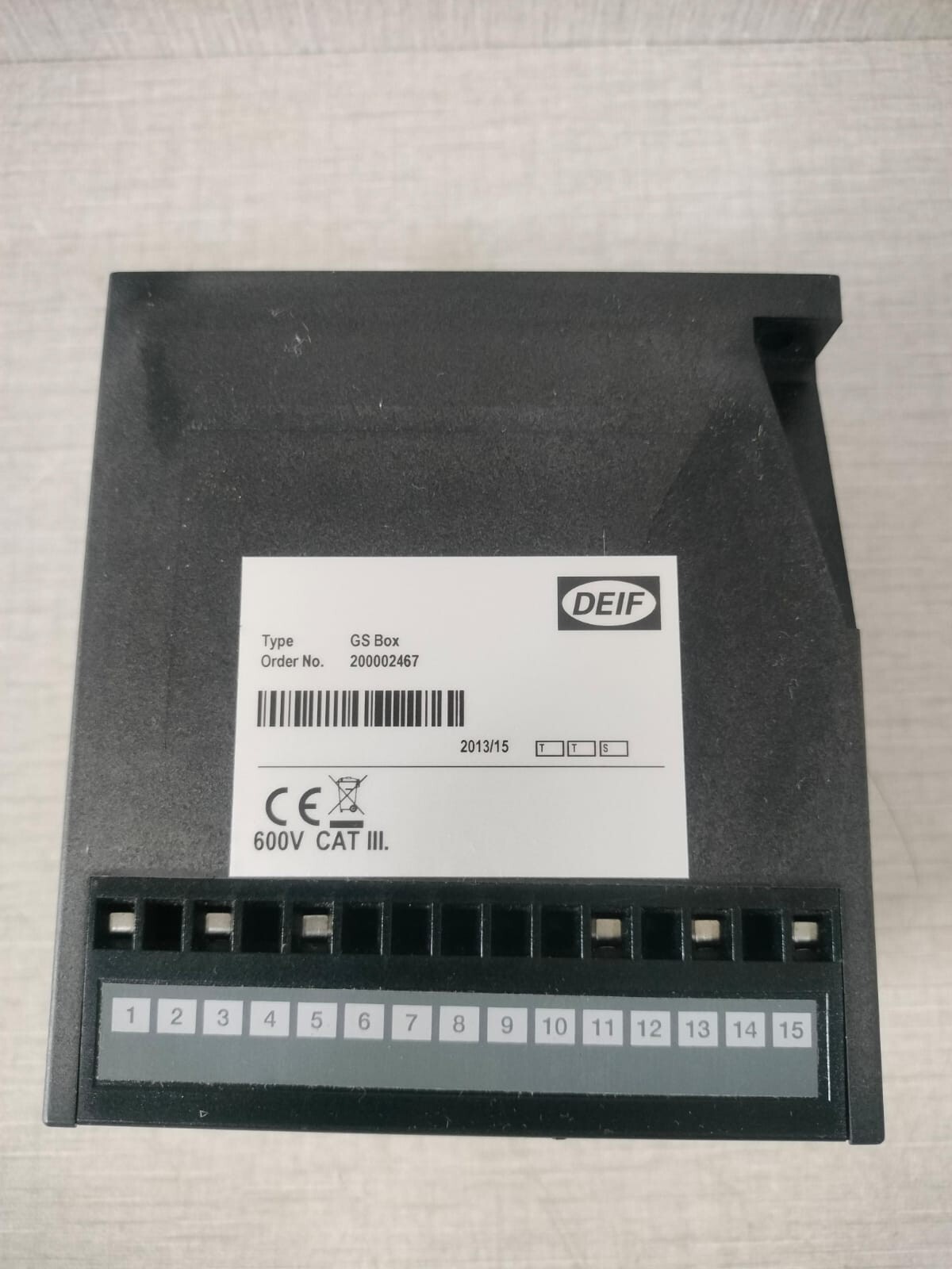 DEIF GS-BOX-INTERFACE DEIF GS Box RATIO 1:1 Interface Isolated Transformer Y CONFIGURATION 6