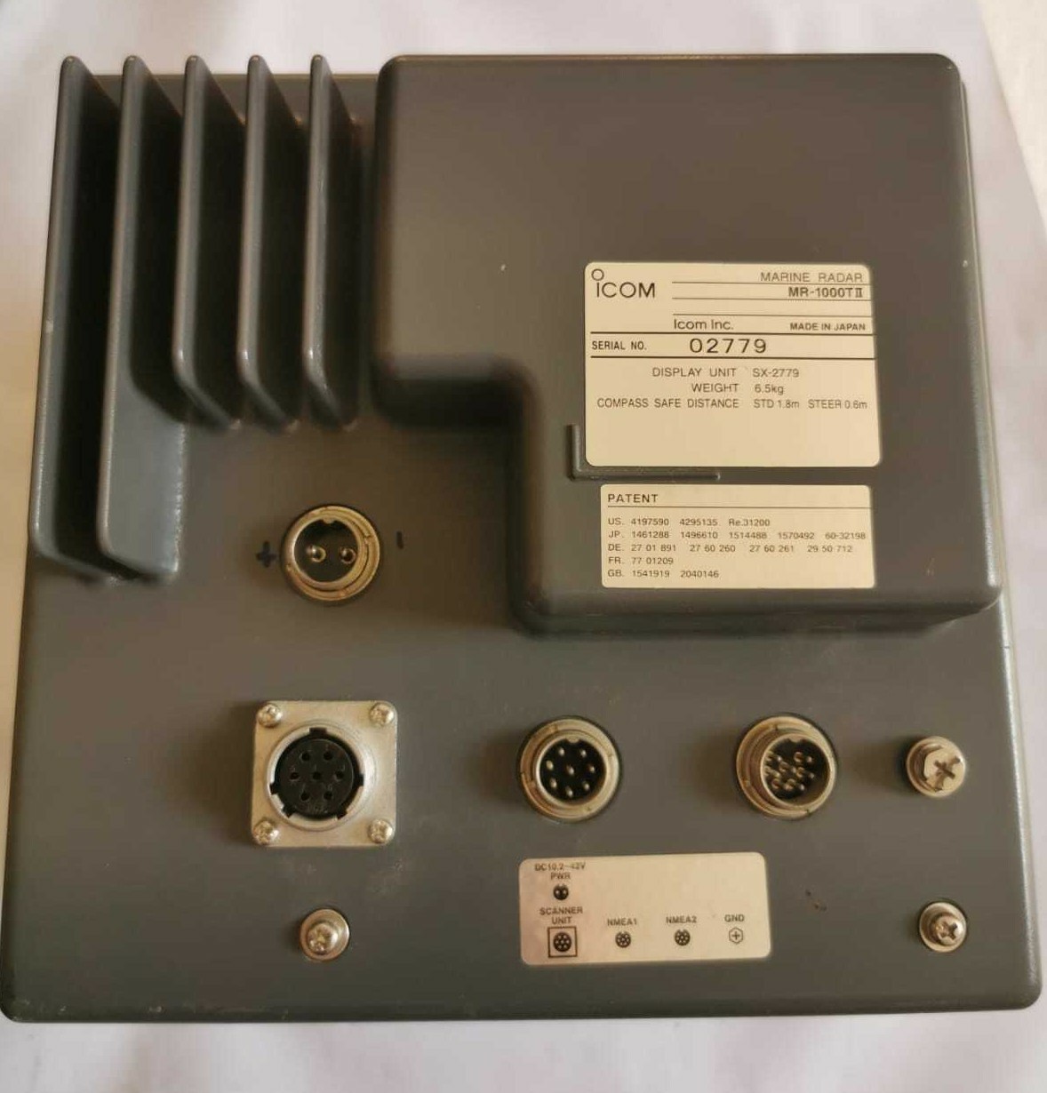 ICOM SX-277 ICOM MR-1000T II MARINE RADAR DISPLAY UNIT SX-2779 4