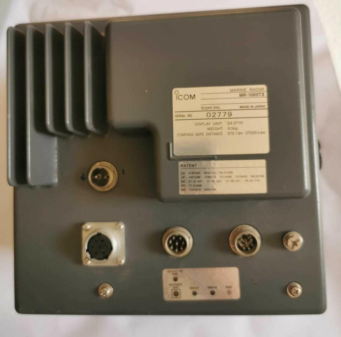 ICOM SX-277 ICOM MR-1000T II MARINE RADAR DISPLAY UNIT SX-2779 7