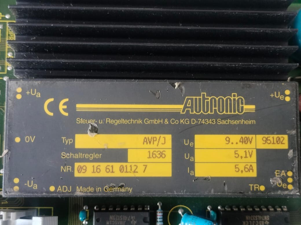 AUTRONIC 584.021.04 AUTRONIC / MAN ROLAND AVP/J 09 16 61 0112 7 9.40V CONVERTER 5