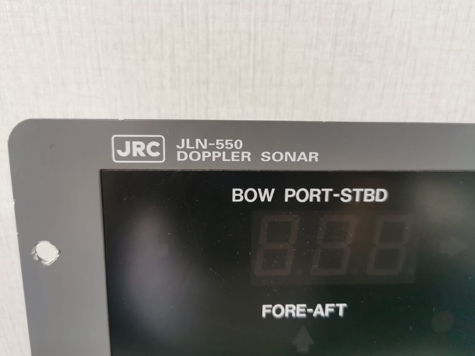JRC JLN-550 JRC JLN-550 DOPPLER SONAR NWW-60 DB MAIN DISPLAY 2