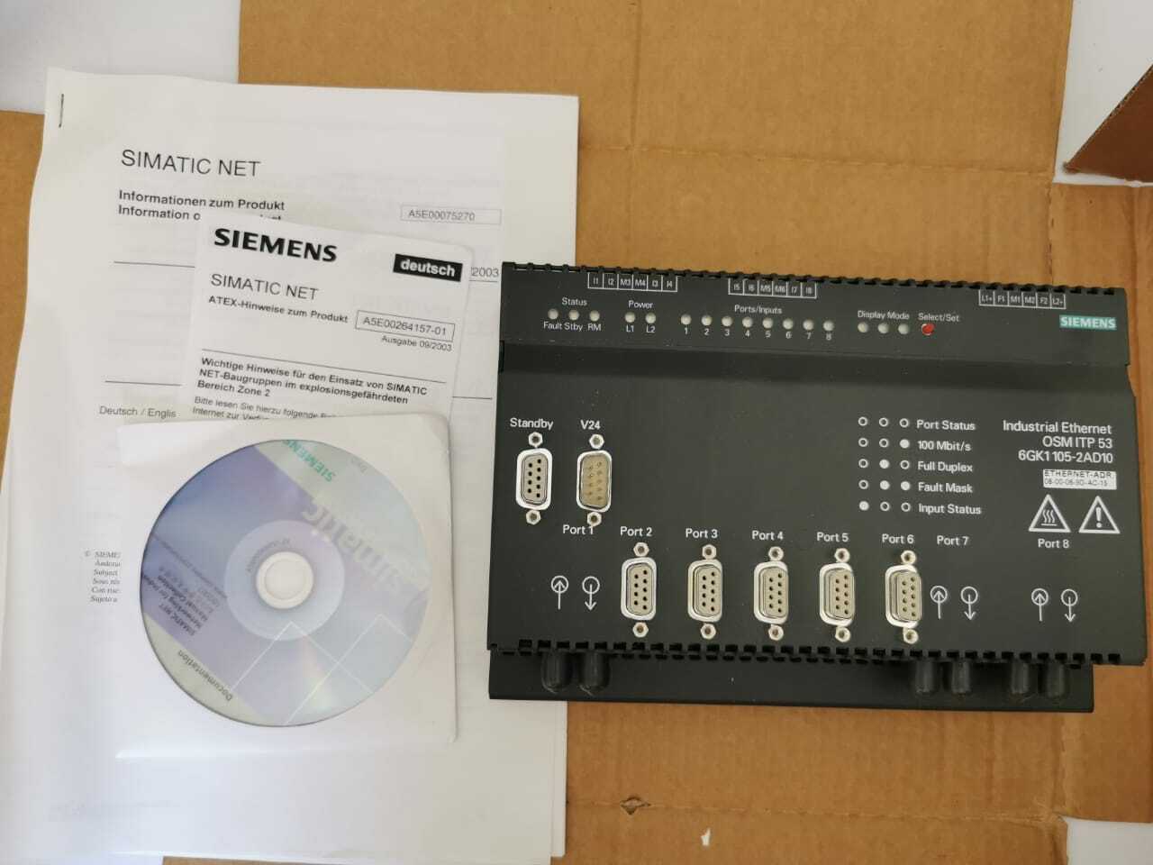 SIEMENS 6GK1105-2AD10 SIEMENS OSMITP 53 Industrial Ethernet 6GK1105-2AD10 2