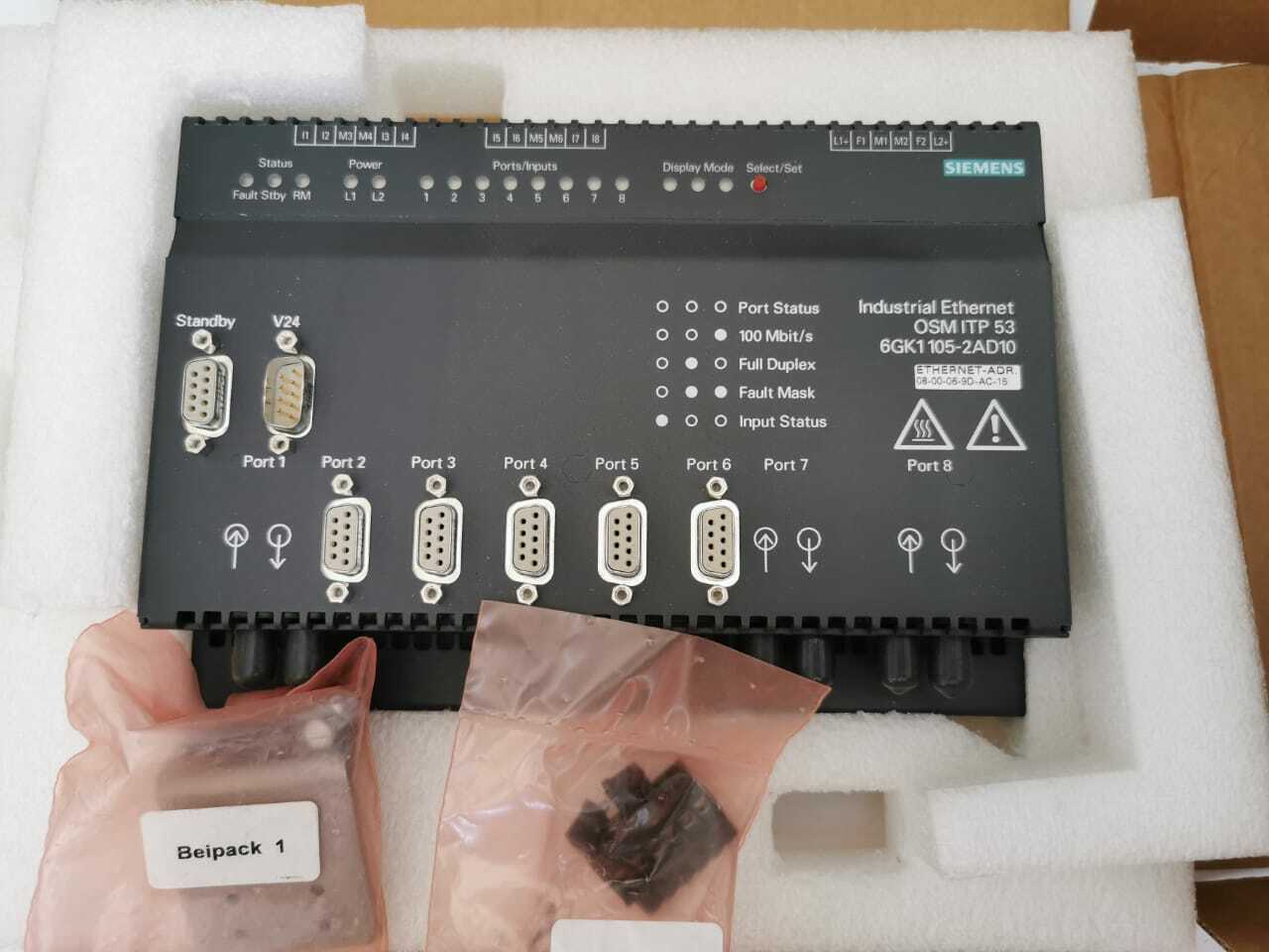 SIEMENS 6GK1105-2AD10 SIEMENS OSMITP 53 Industrial Ethernet 6GK1105-2AD10 5