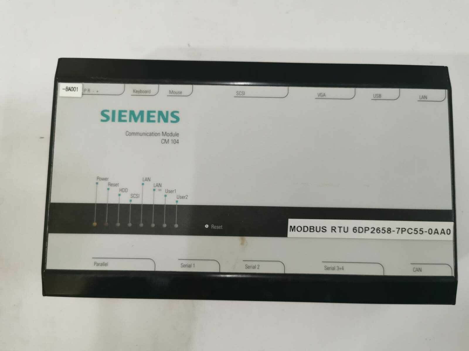 SIEMENS CM 104 Communication Module 6DP2658-7PC55-0AA0