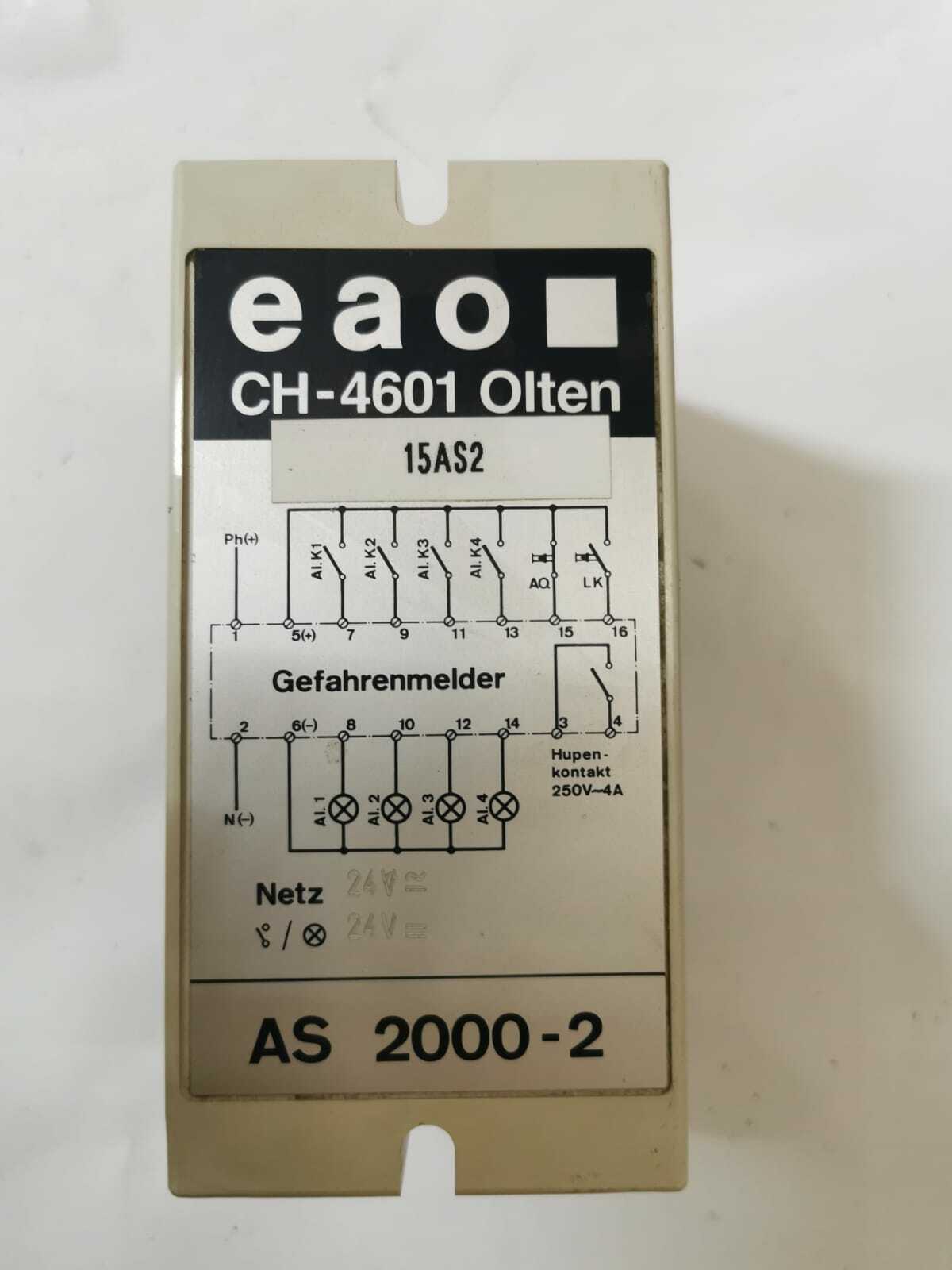EAO AS 2000-2 EAO CH-4601 Olten AS 2000-2 2