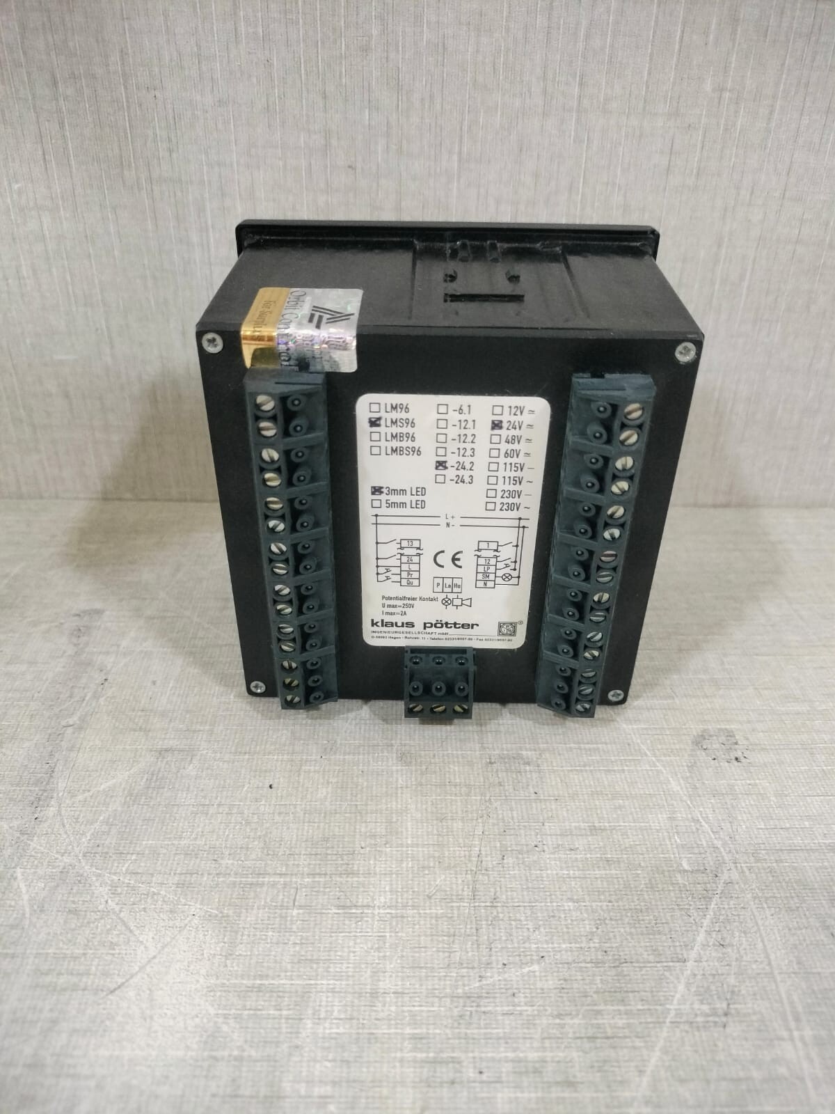 KLAUS POTTER LED-24 KLAUS POTTER LMS96- 3mm LED 24.2 24V 6