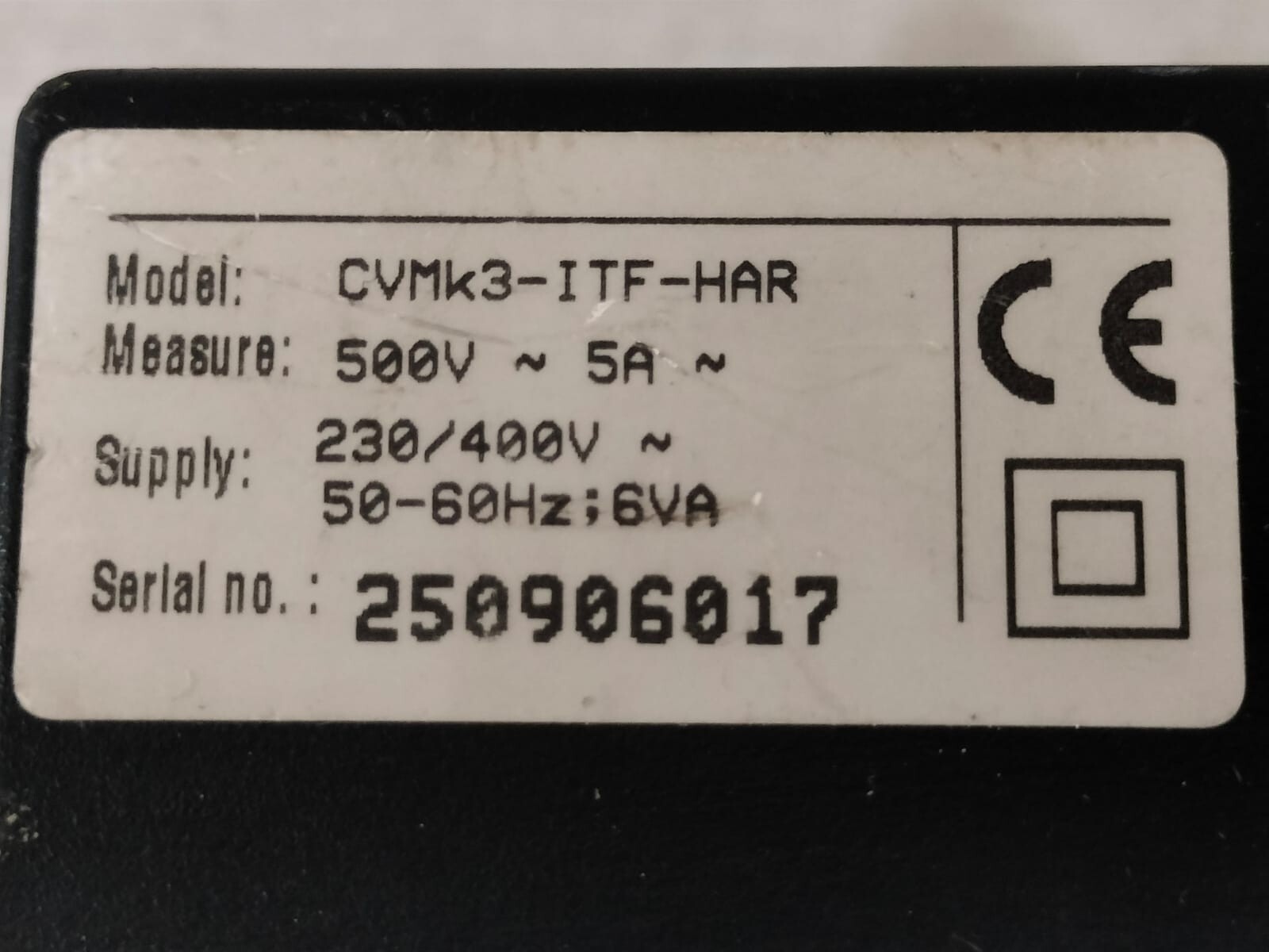 Circutor CVM-HAR CIRCUTOR CVM-HAR POWER ANALYZER ELECTRICITY METER 3