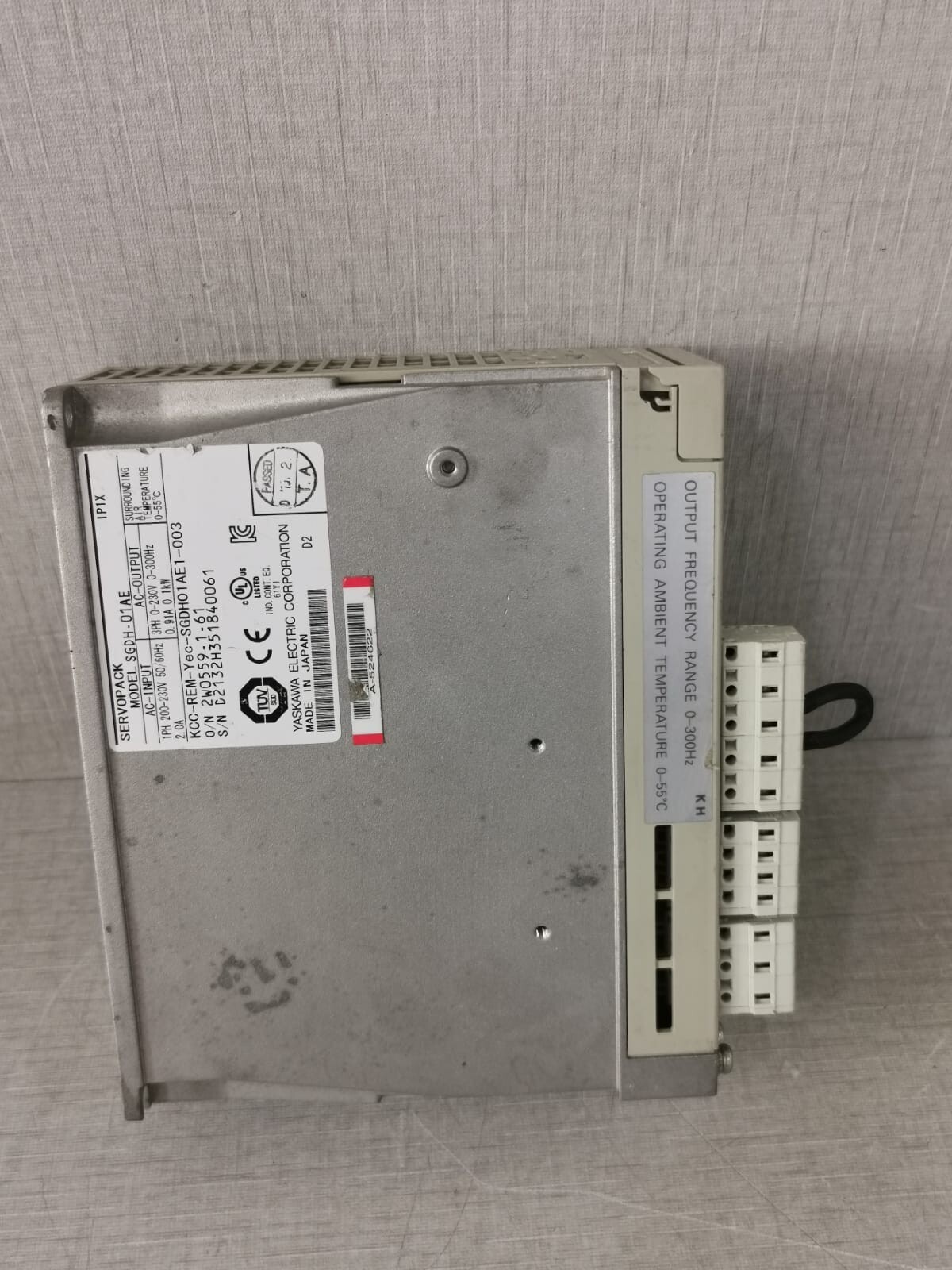 Yaskawa SGDH-01AE YASKAWA SGDH-01AE SERVOPACK 5