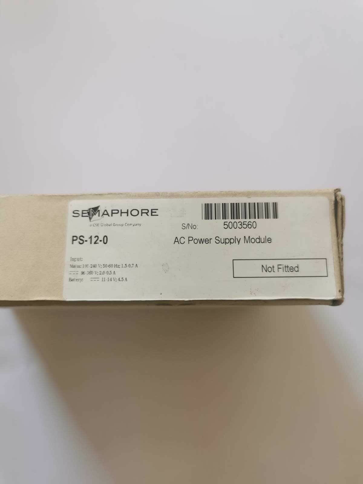 SEMAPHOR PS-12-0 SEMAPHOR KINGFISHER PLUS+RTU PS-12-0 AC Power Supply Module 7