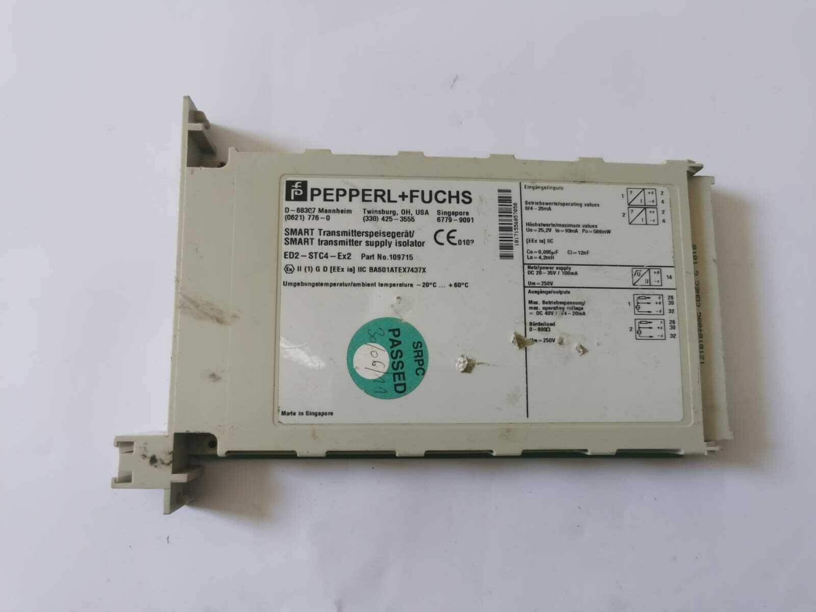 PEPPERL+FUCHS 109715 PEPPERL+FUCHS ED2-STC4-Ex2 SMART TRANSMITTER 109715 3