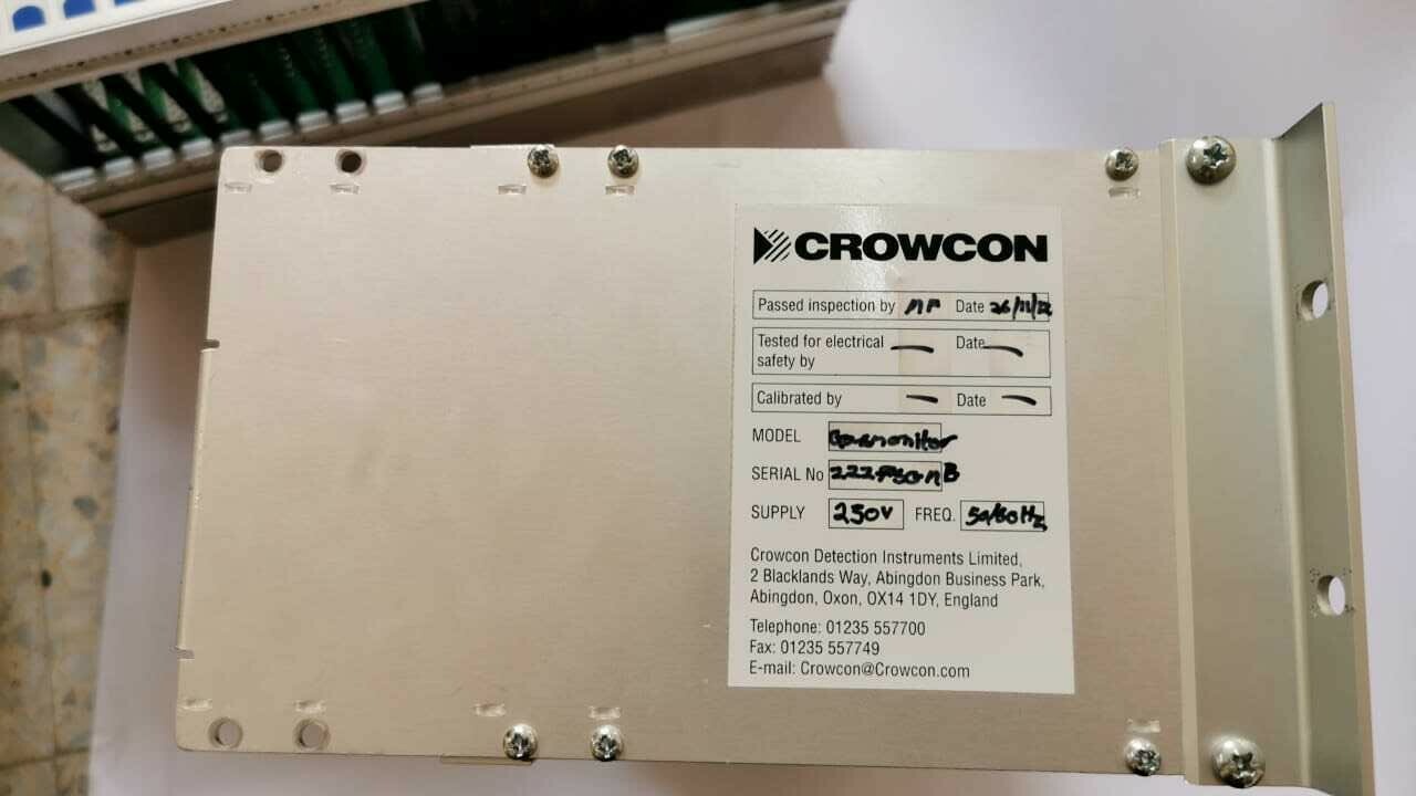 CROWCON C8403A CROWCON Gas Monitor C8403A Control System 250V 50/60HZ 3