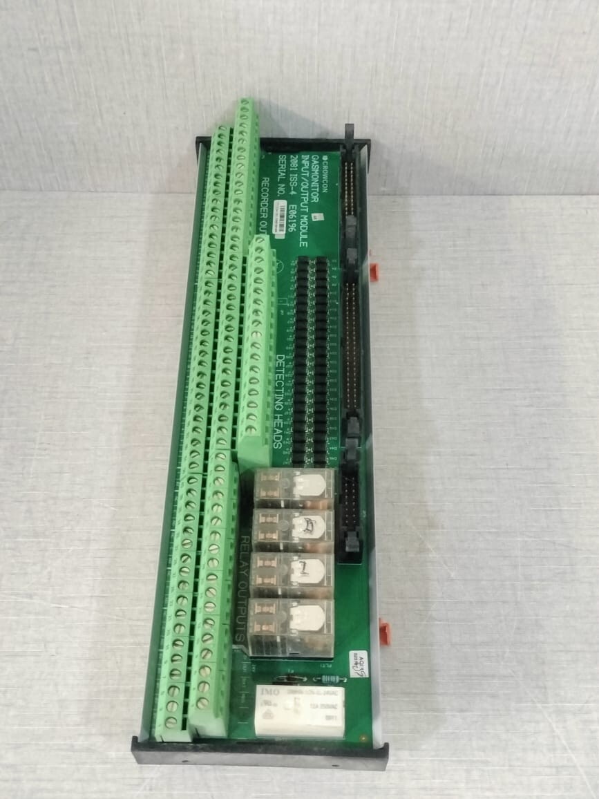 CROWCON 2081 ISS-4 E06196 CROWCON Gas Monitor INPUT/OUTPUT MODULE 2081 ISS-4 E06196 3