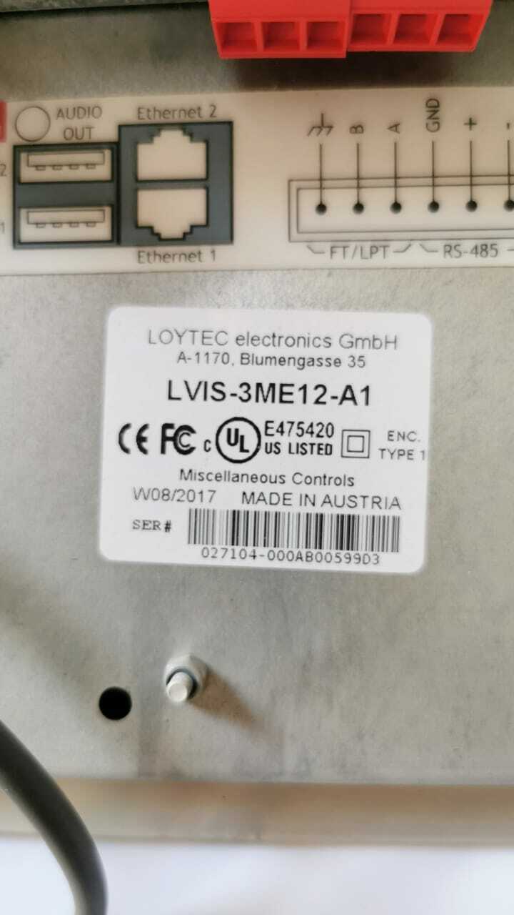 LOYTEC LVIS-3ME12-A1 LOYTEC LVIS-3ME12-A1 TOUCH PANEL 2