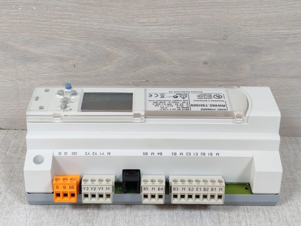 Siemens RWX62.732/509 SIEMENS RWX62.732/509 CONTROLLER 3