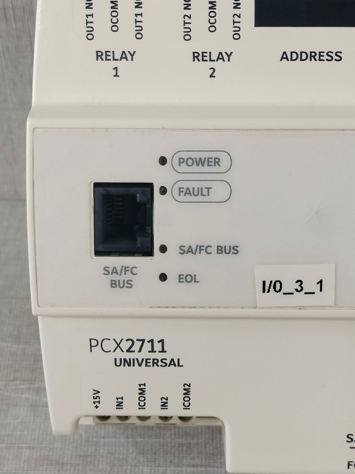 JOHNSON CONTROLS PCX2711 JOHNSON CONTROLS PCX2711 Digital Universal Programmable Relay REV U S/W VER 6.2 2